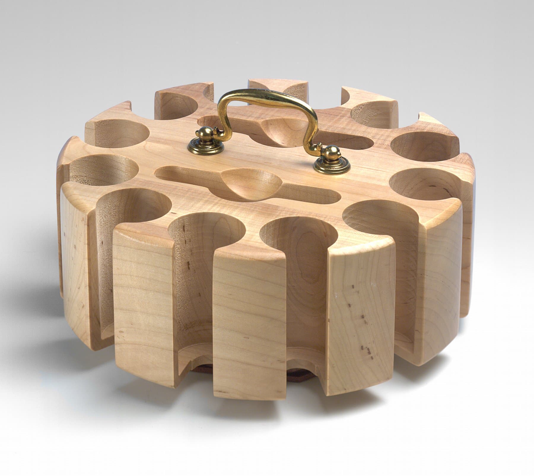 Drueke 858.18 Maple Chip Rack with Plastic Chips (300 Chip Capacity)