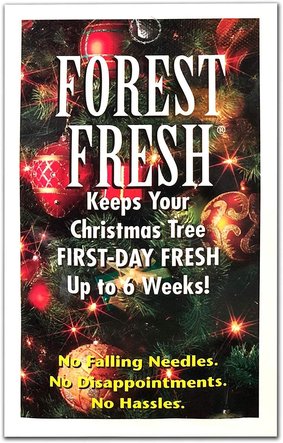 Christmas Tree Preservative - Keeps Your Tree Fresh The Entire Holiday Season - 1 Packet (8 Tablets)