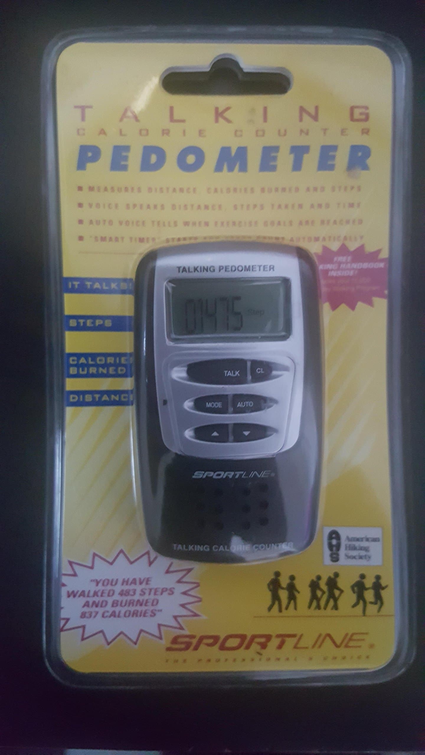 Sportline Talking calorie counter pedometer
