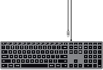 Satechi Slim W3 Wired Backlit Keyboard with Numeric Keypad, US QWERTY Layout, USB-C Connection – For MacBook Air & Pro M5 M4, Mac Mini, iPad Air & Pro M5 M4 M3, iMac and more