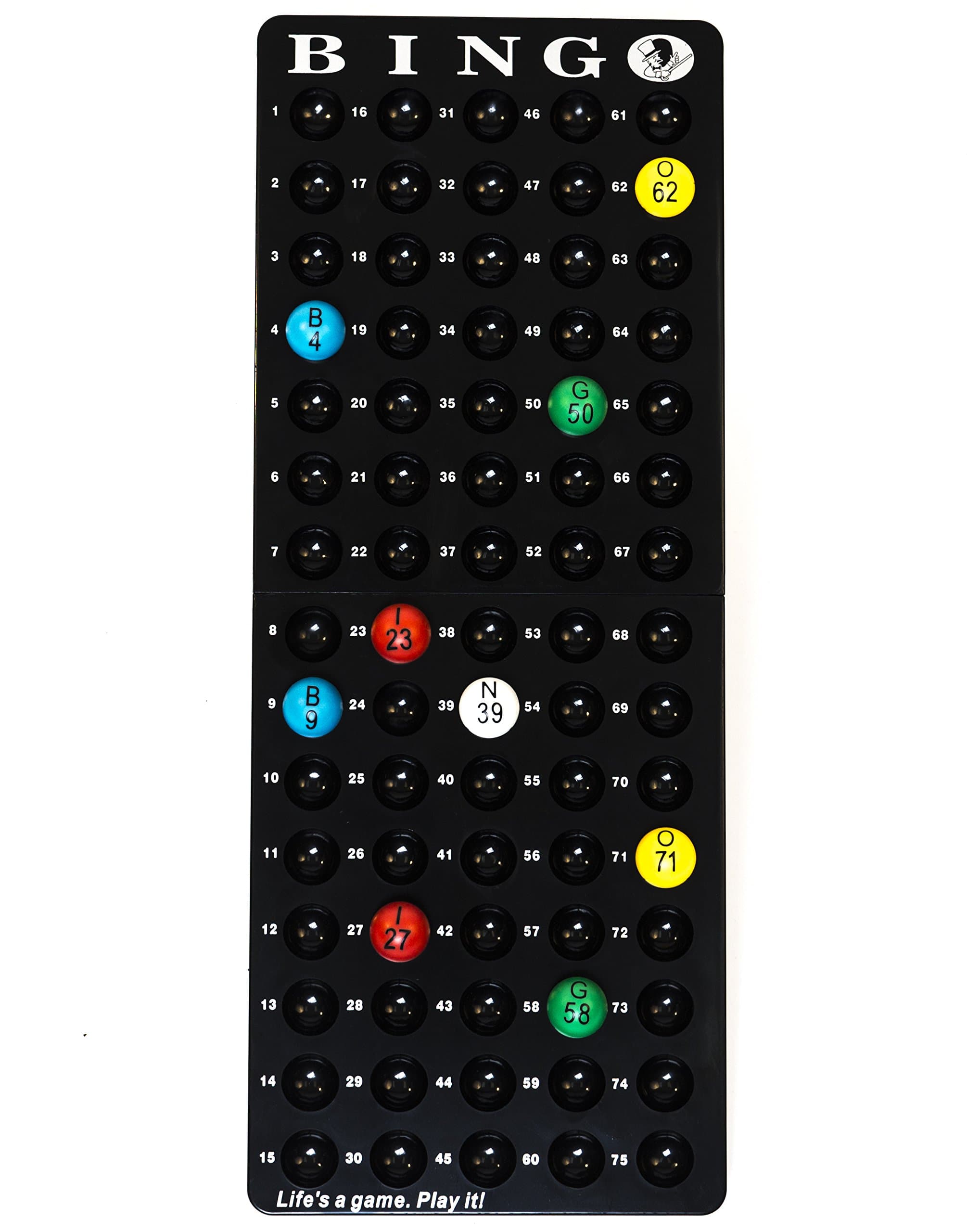 Universal Bingo Masterboard for Small 7/8" Bingo Balls