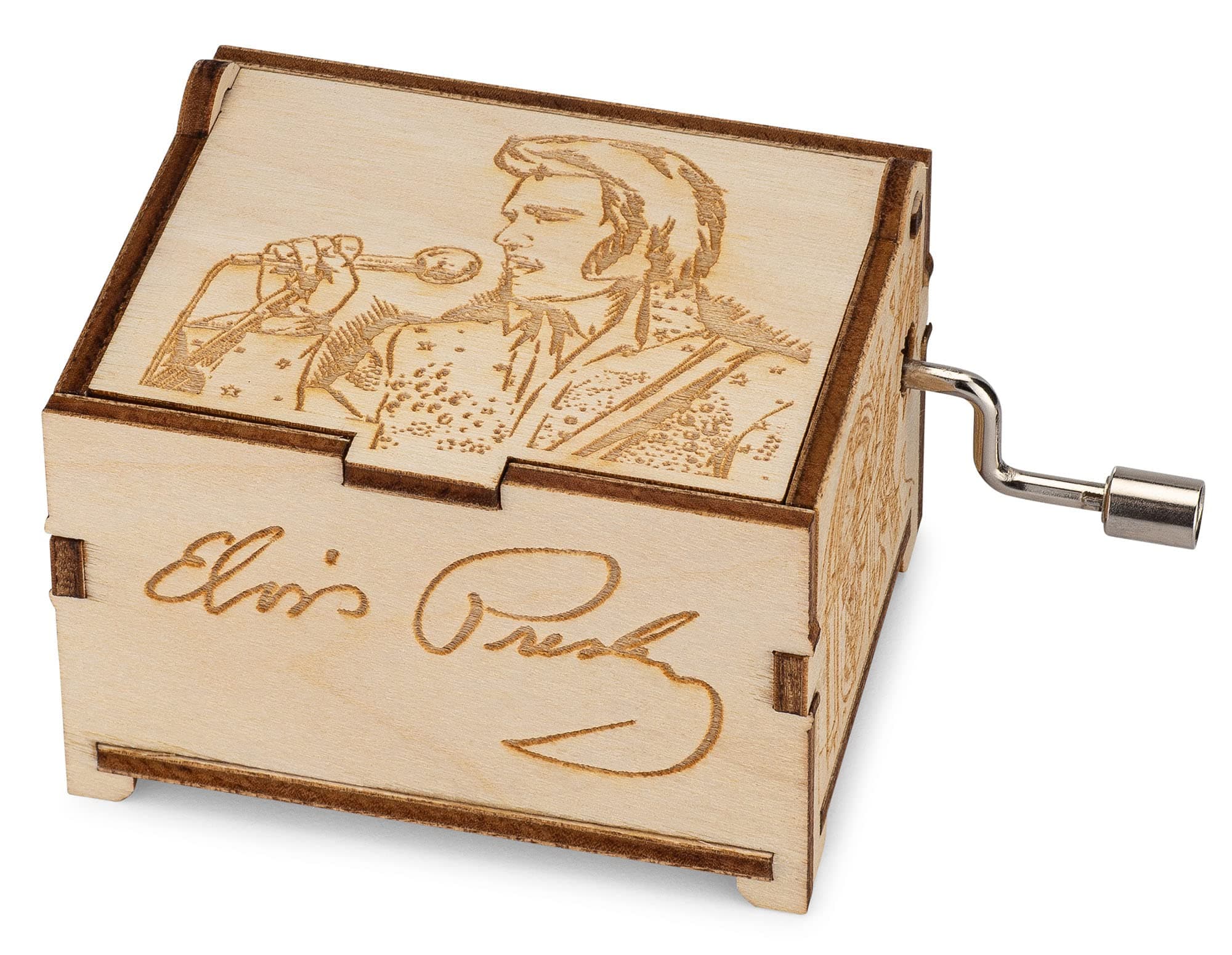 Elvis Presley Mini Personalizable Music Box - Can't Help Falling in Love - Std