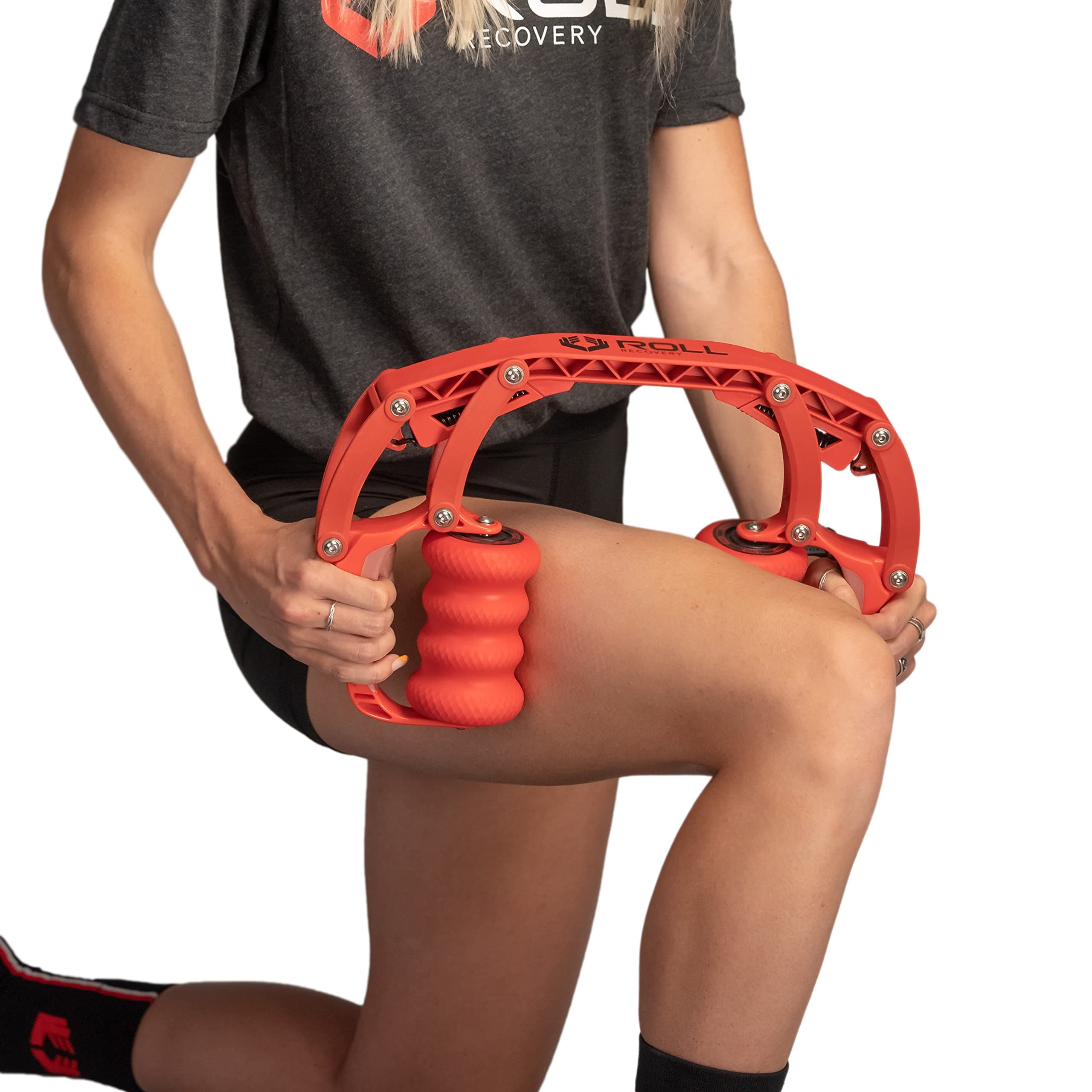 ROLL Recovery | R8 - Deep Tissue Massage Roller (Lava Red)