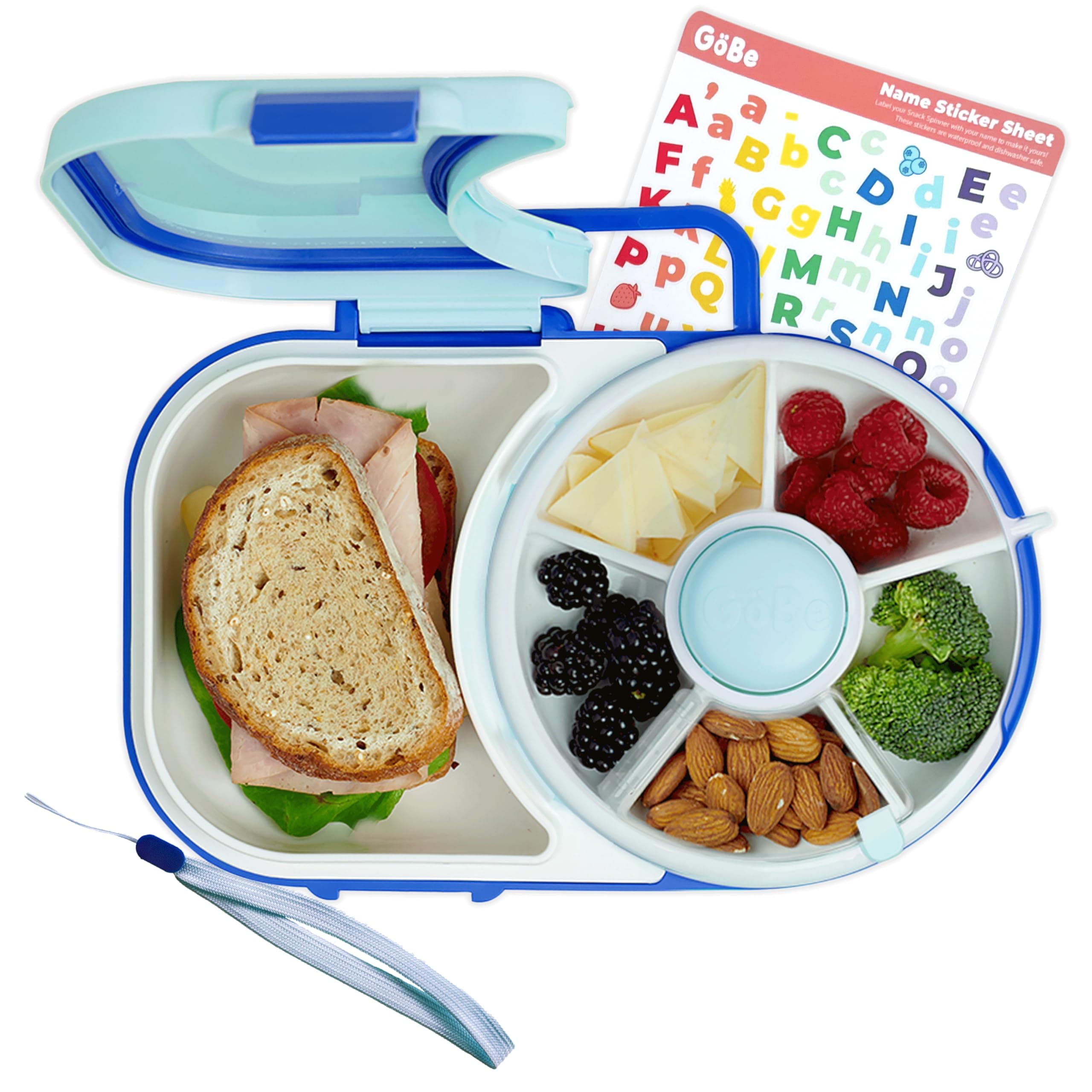 GoBe Kids Lunchbox with Original Snack Spinner