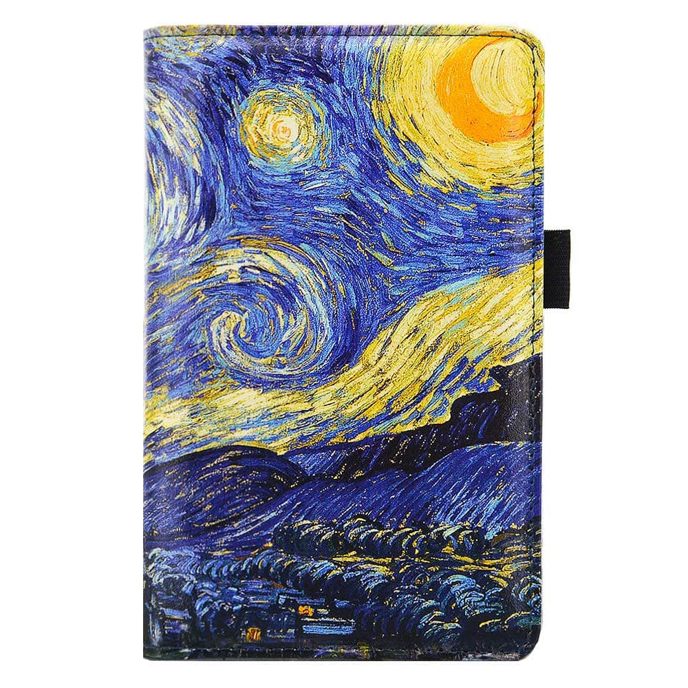 Server Book Organizer for Waitress,Waiter Serving Book,Waitstaff Server Order Pads,Guest Checks Books Holder for Restaurant Fit Server Apron(Blue Starry Night)