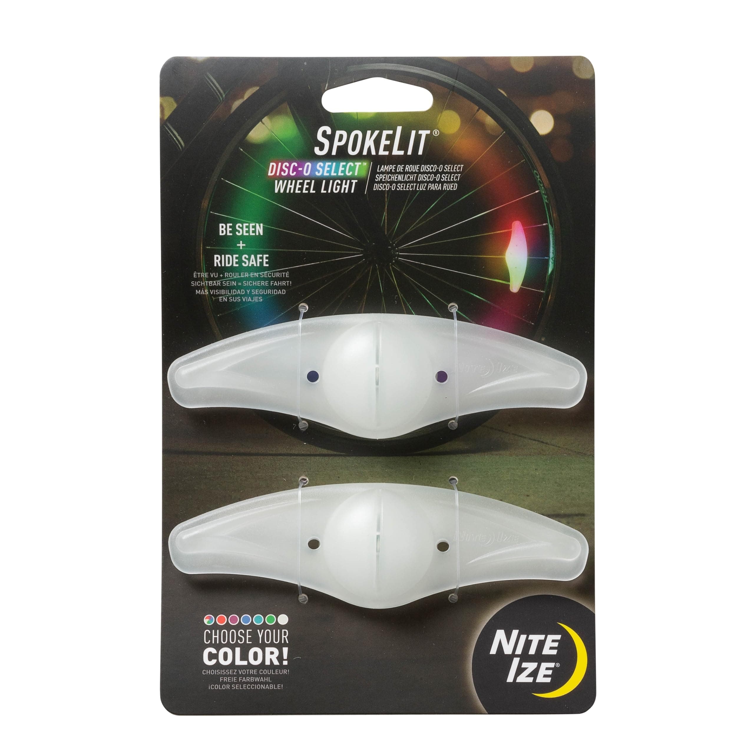 Nite IZE SpokeLit Wheel Light - LED Bicycle Spoke Lights for Visibility & Safety