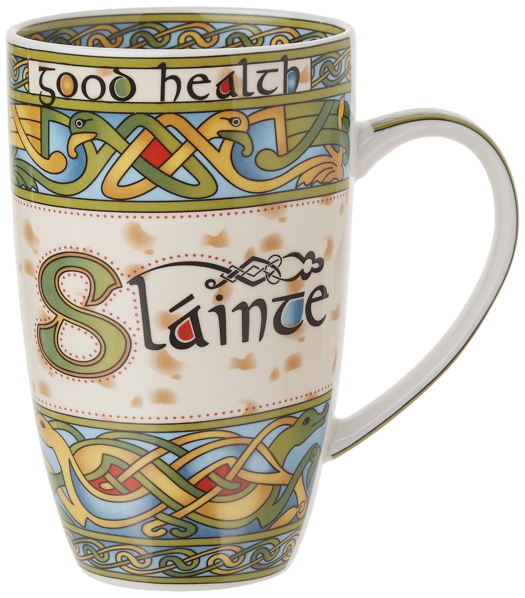 Irish Weave Ceramic Mug Collection with Slainte
