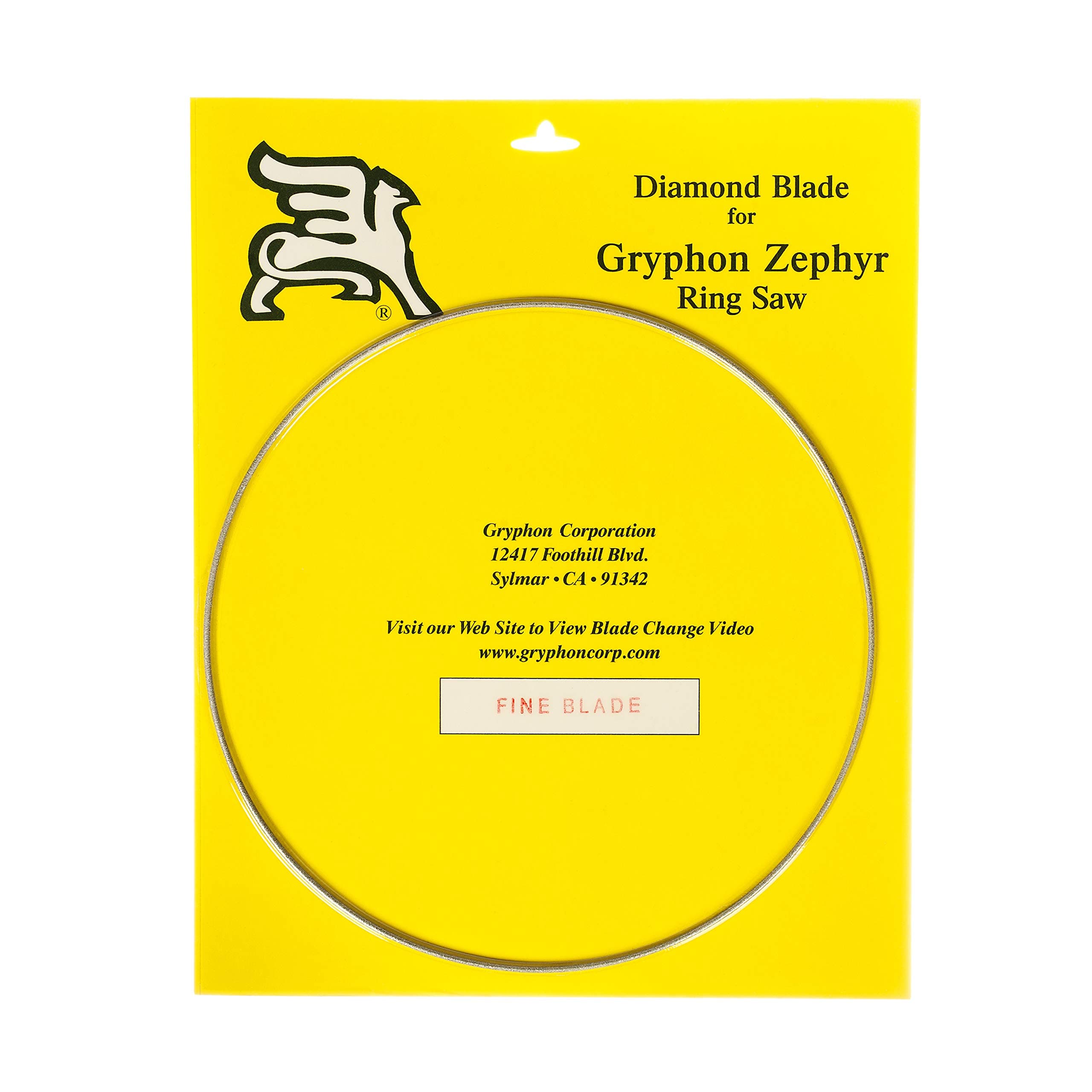 Gryphon Zephyr Replacement Fine Diamond Ring Saw Blade