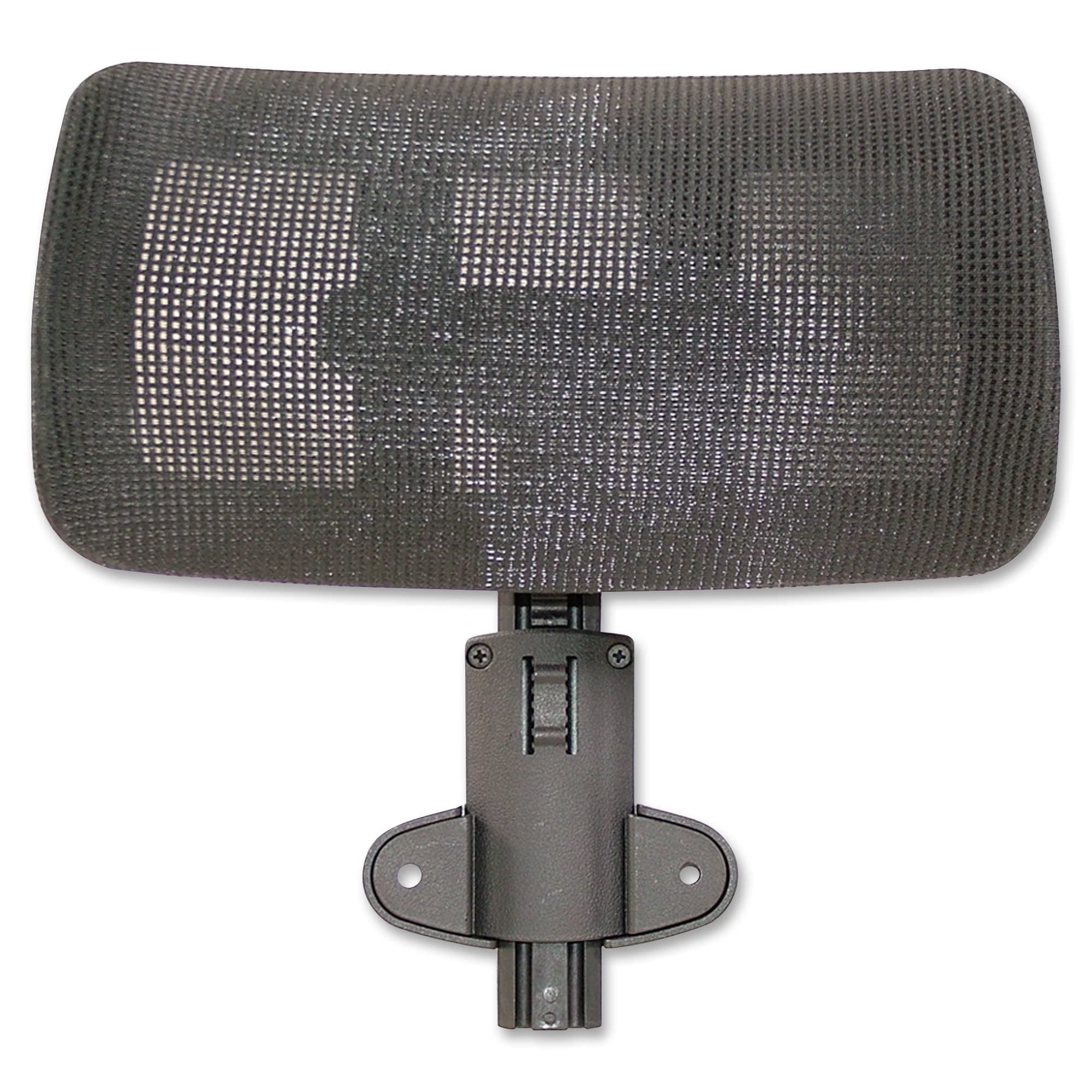 Mesh High-Back Office Headrest, Black, for use Hi-Back Mesh Chairs, 1 Count