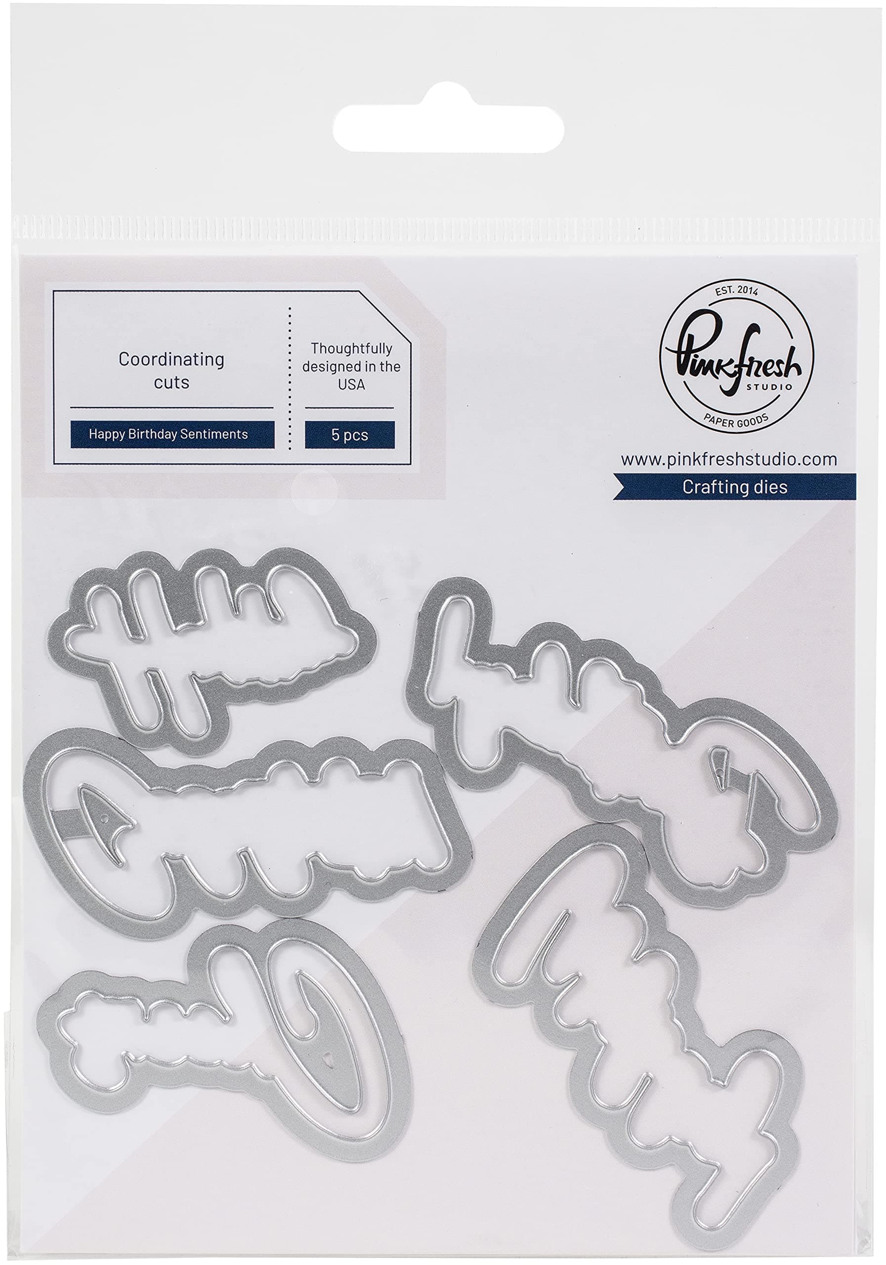 Pinkfresh StudioHappy Birthday Sentiments Die Set