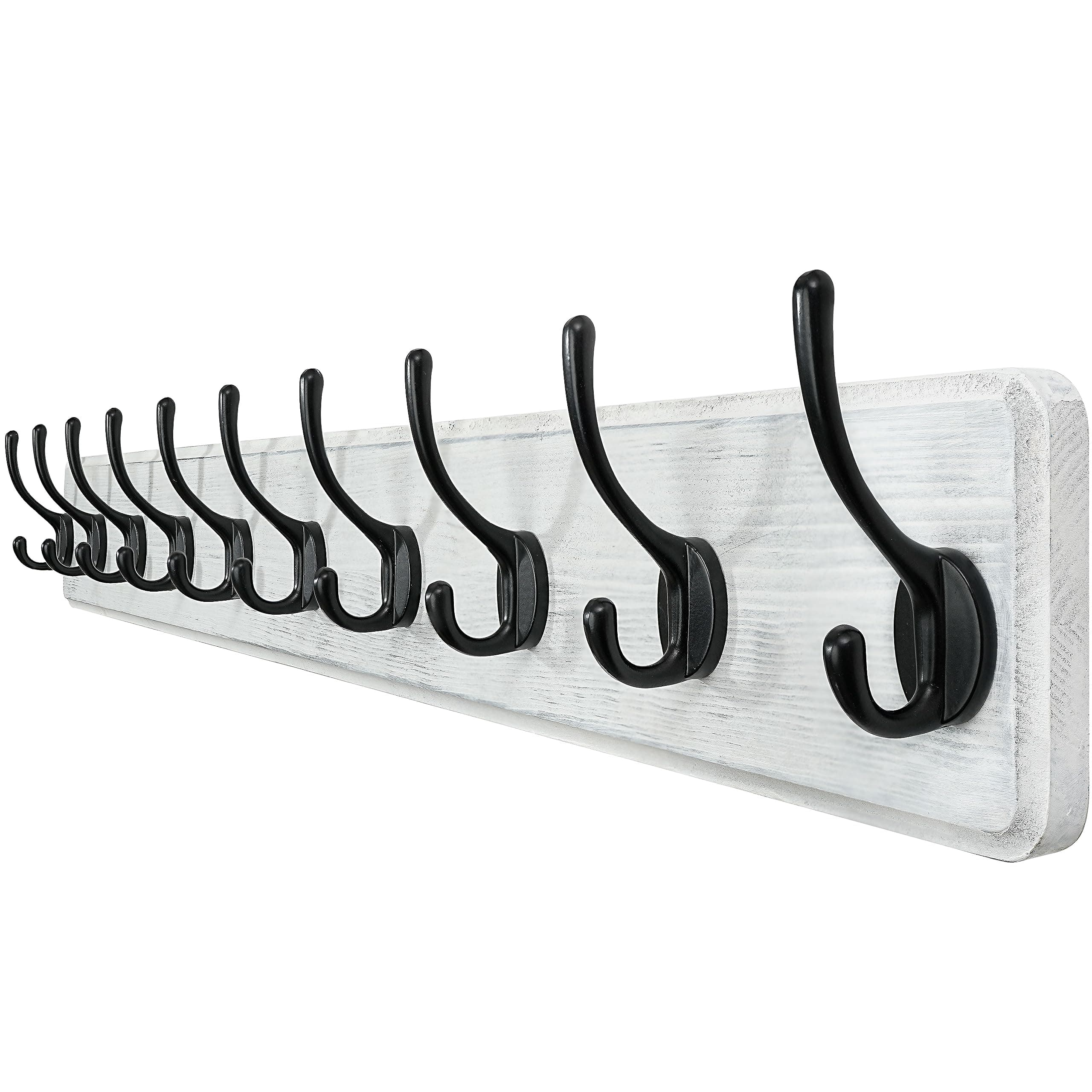 WEBI Coat Rack Wall Mount,38 9/16" Long,10 Hooks,Coat Hooks Wall Mounted Larg...