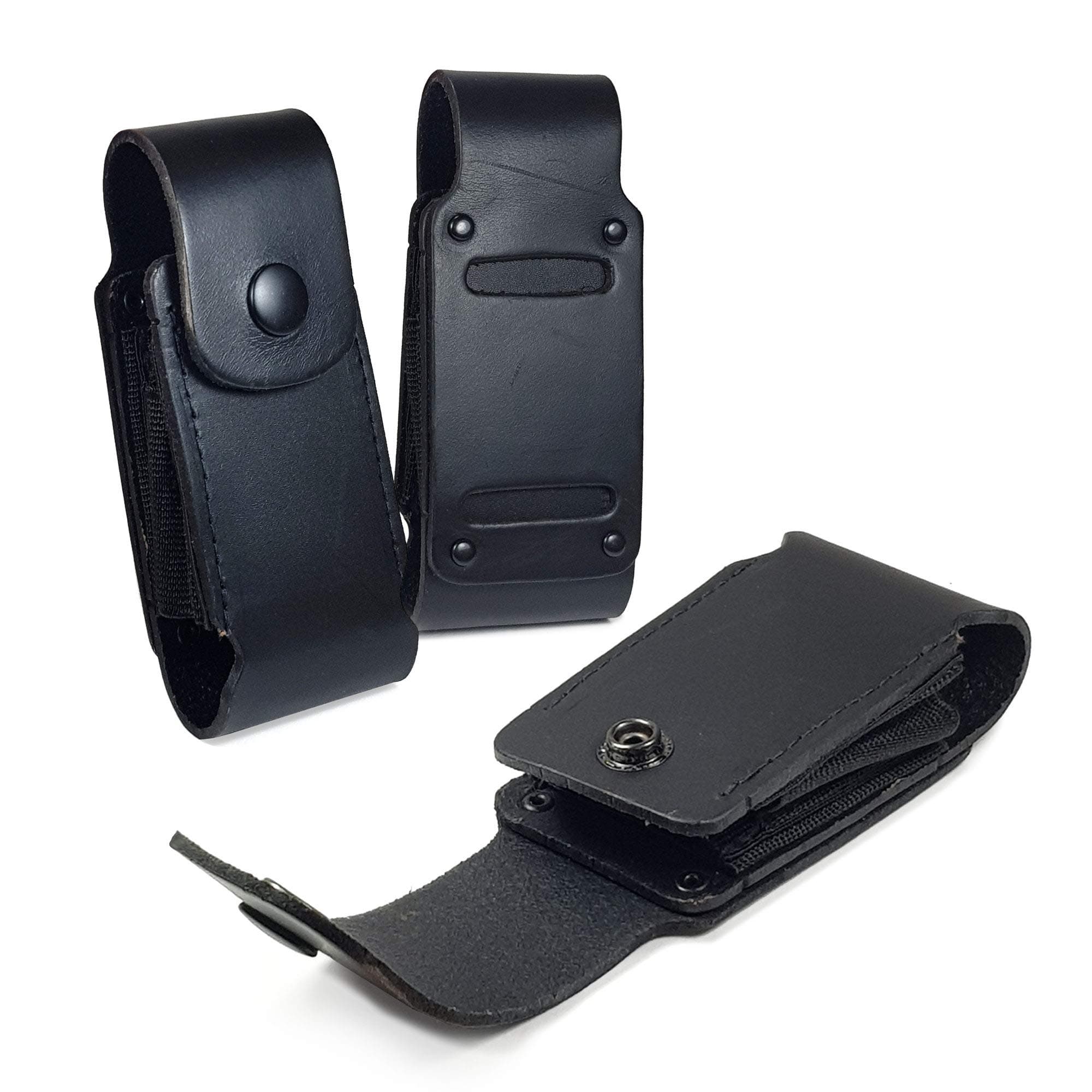 Tuff-Luv Genuine Leather Case Sheath Pouch Compatible with Leatherman Super Tool 300 / Surge - WP503 - Black