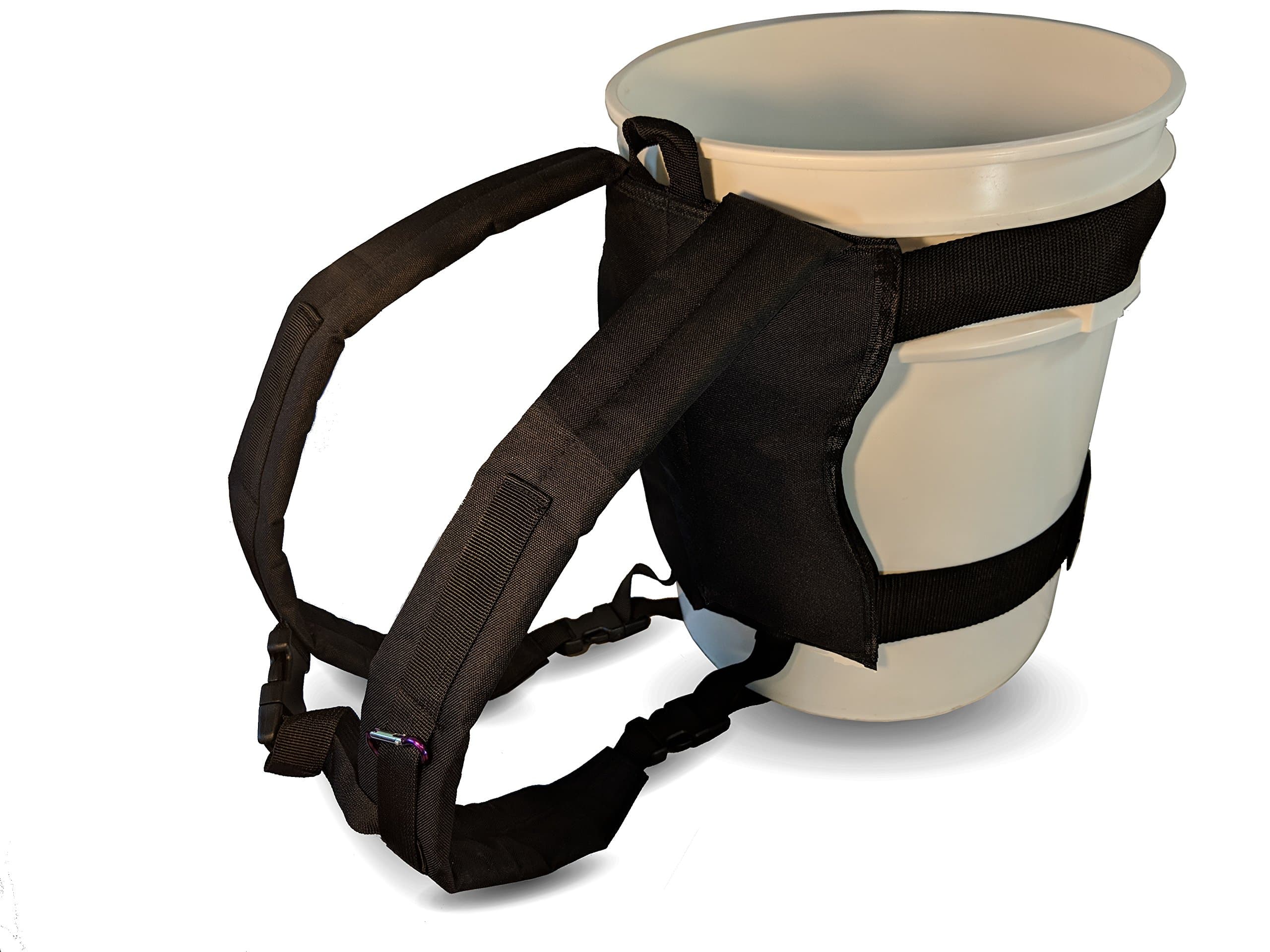Strap Pack Backpack for 5 Gallon Buckets for Fishing, Picking Apples and Sports