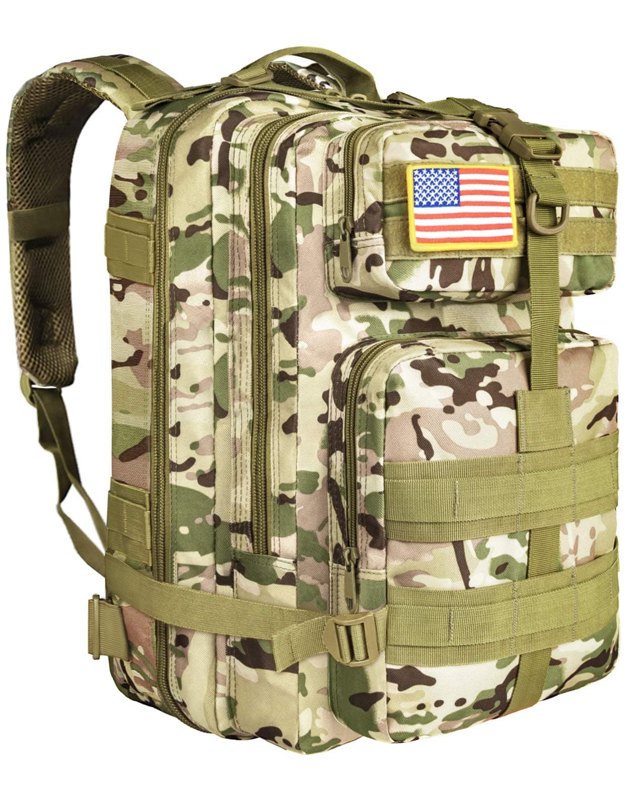 NOOLA Military Tactical Backpack Large Army 3 Day Assault Pack Molle Bag Rucksack