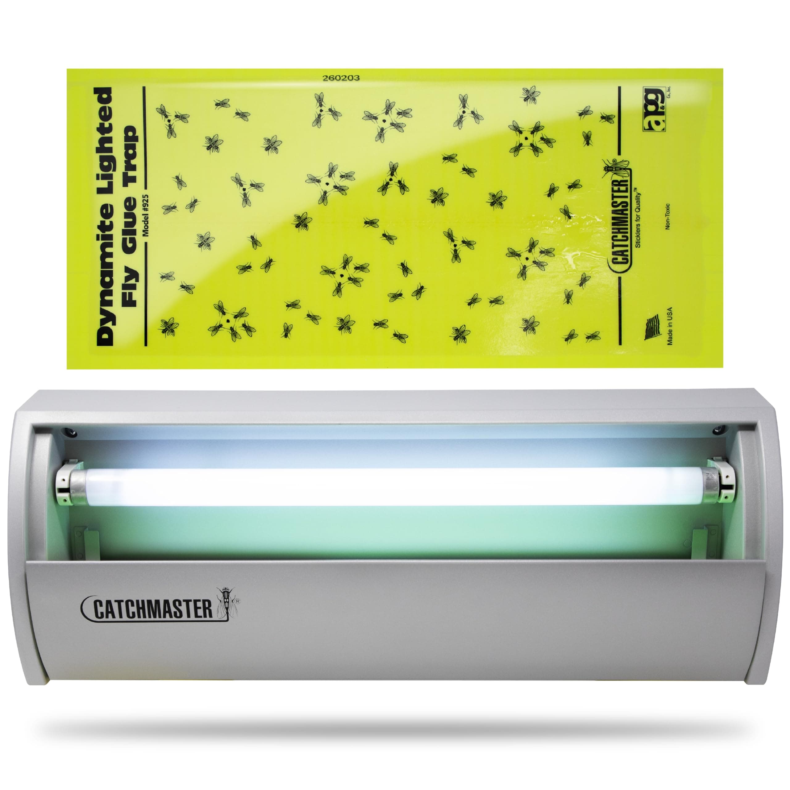 Pro Series Flying Insect Light Trap, Electric UV Light Fly Trap, Silent Adhesive Glue Board Mosquito Trap, Gnat Killer Indoor, UV Lamp Bug Catcher, Pet Safe Pest Control for Home & Garage