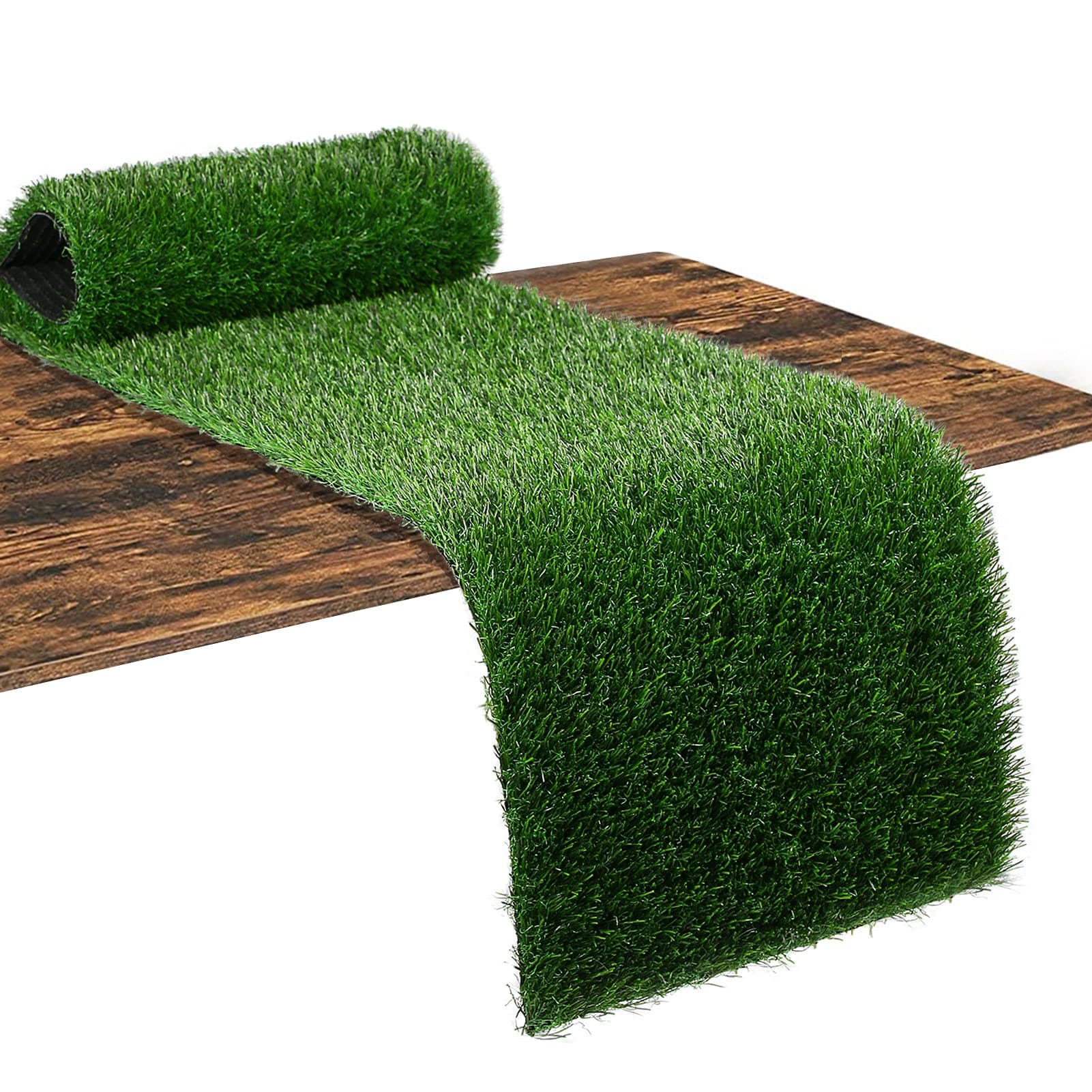 XLX TURF Artificial Grass Table Runner 12 x 72 Inch, Green Turf Table Centerpiece Decorations for Golf Party Birthday Summer Spring Event Wedding Baby Shower