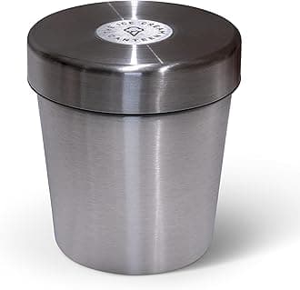 | Original Shark Tank Insulated Ice Cream Pint Holder and Chiller | Stainless Steel Food Container for Frozen Treats, Travel, Beach & Gifts for Ice Cream Lovers (Stainless Steel)