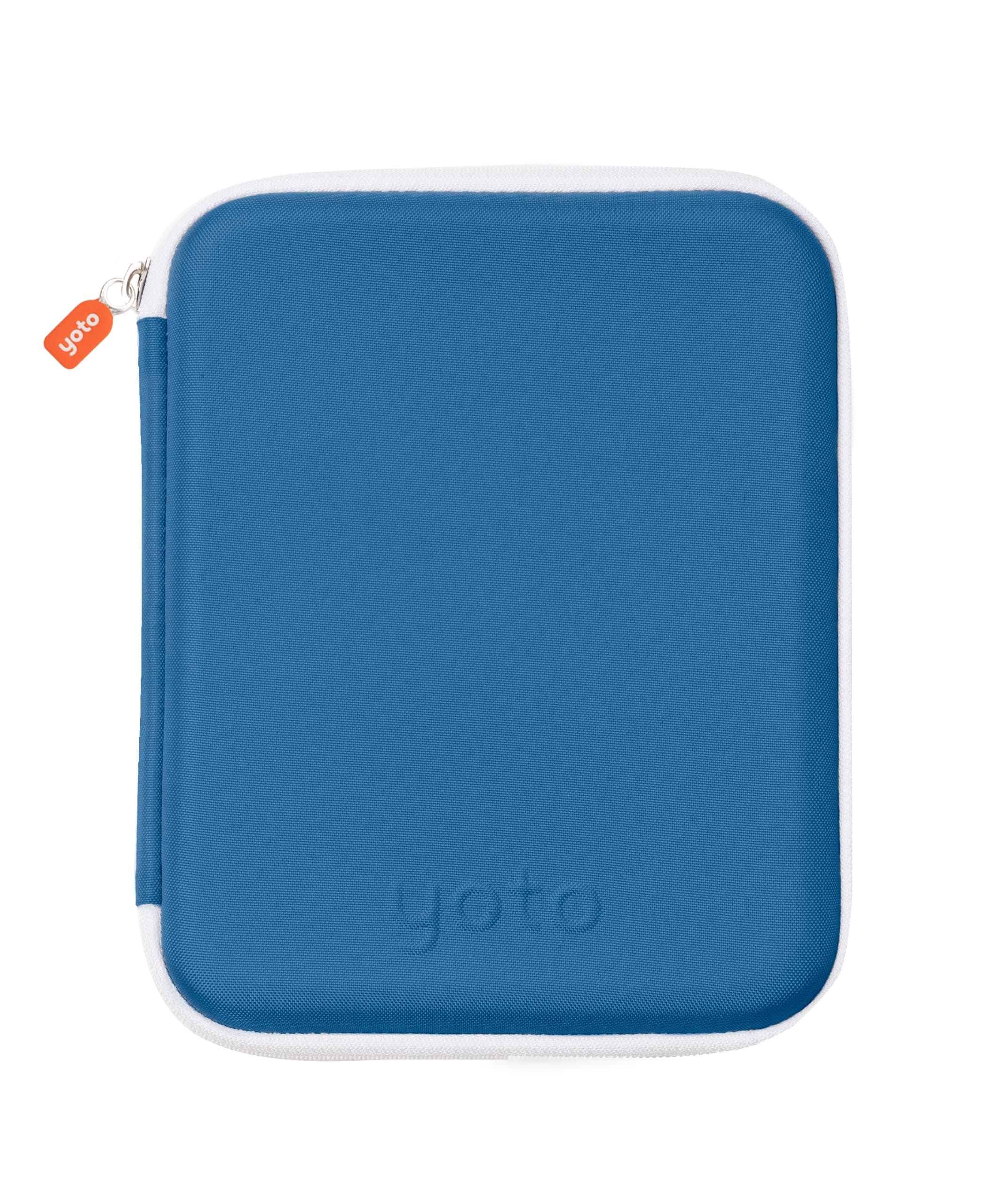 Yoto Card Case in Blue Bird – Kids Accessory, Soft Portable Folder with Zipper & 64 Pockets for Player & Mini Audiobook Cards, Card Binder Holder with Sleeves for Travel