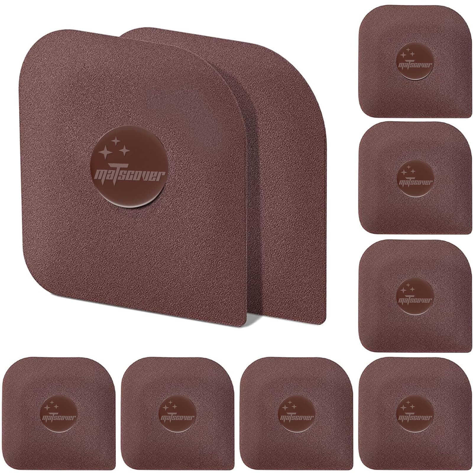 Pan Scraper, 10 Pcs Plastic, Non Scratch for Cast Iron, Pot and Pan Cleaning, Sturdy Scraper Kitchen Tool