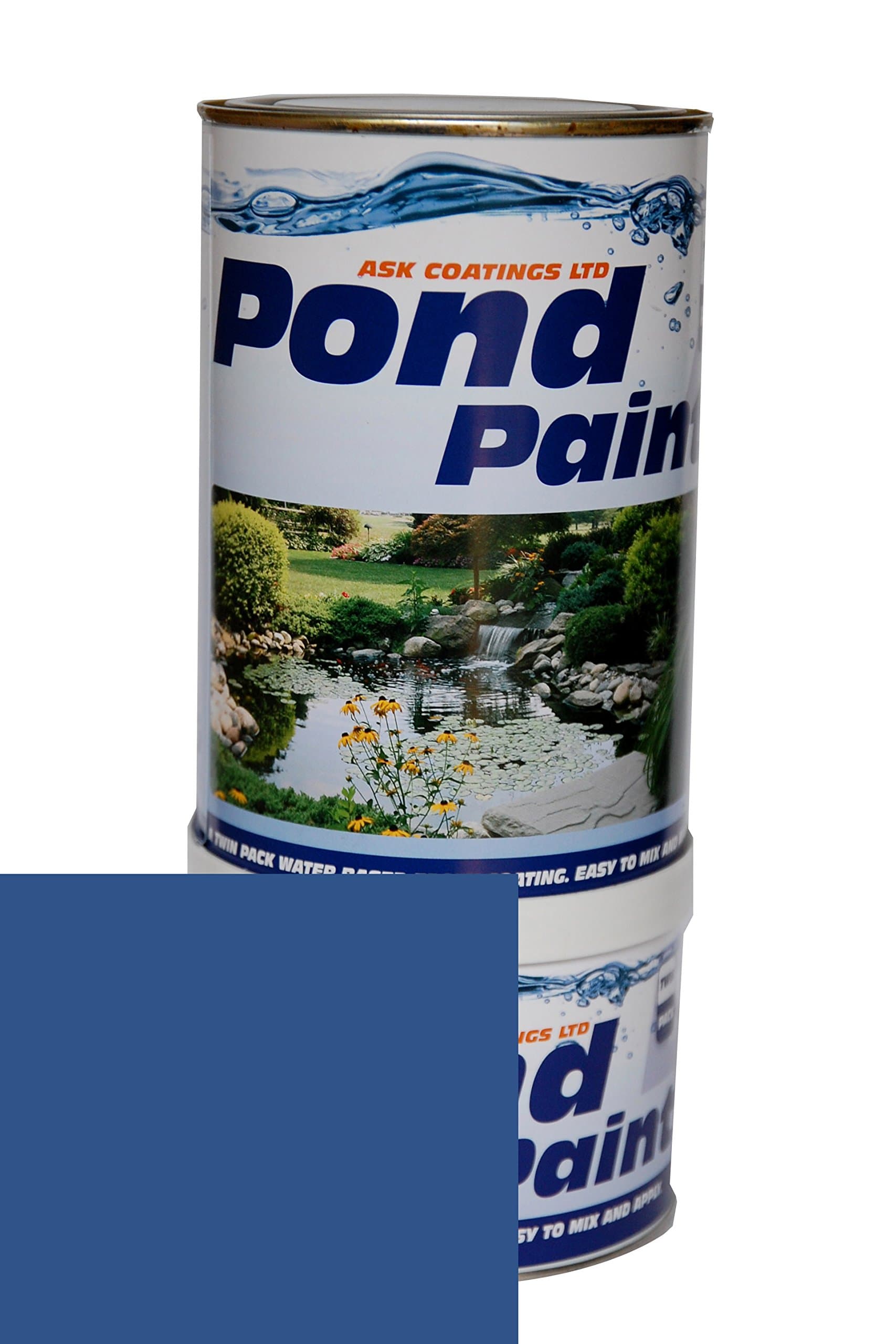 Water Based Epoxy Resin Pond Paint 1L (Dark Blue)