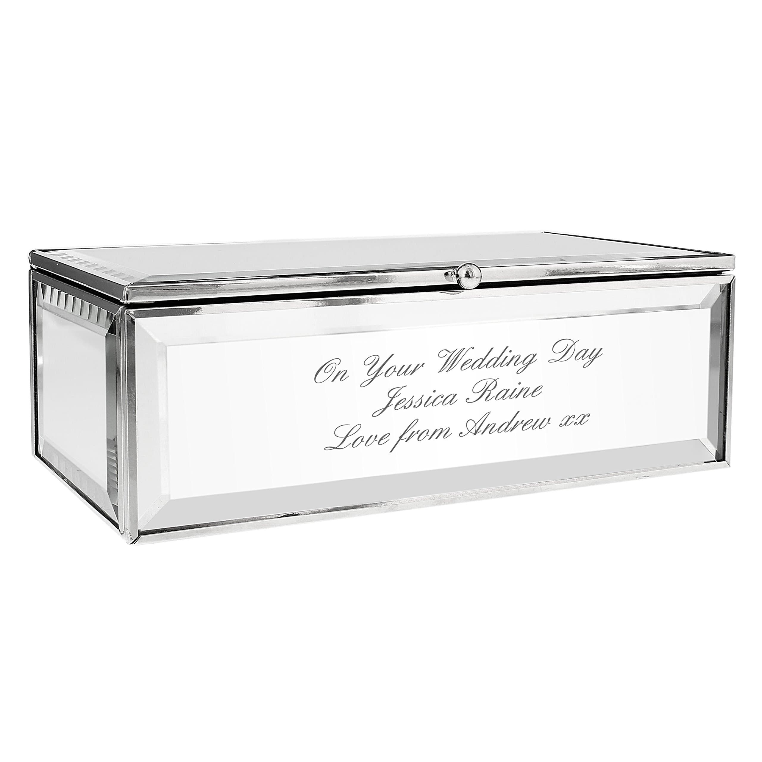 Personalised Mirrored Jewellery Box Great Gift