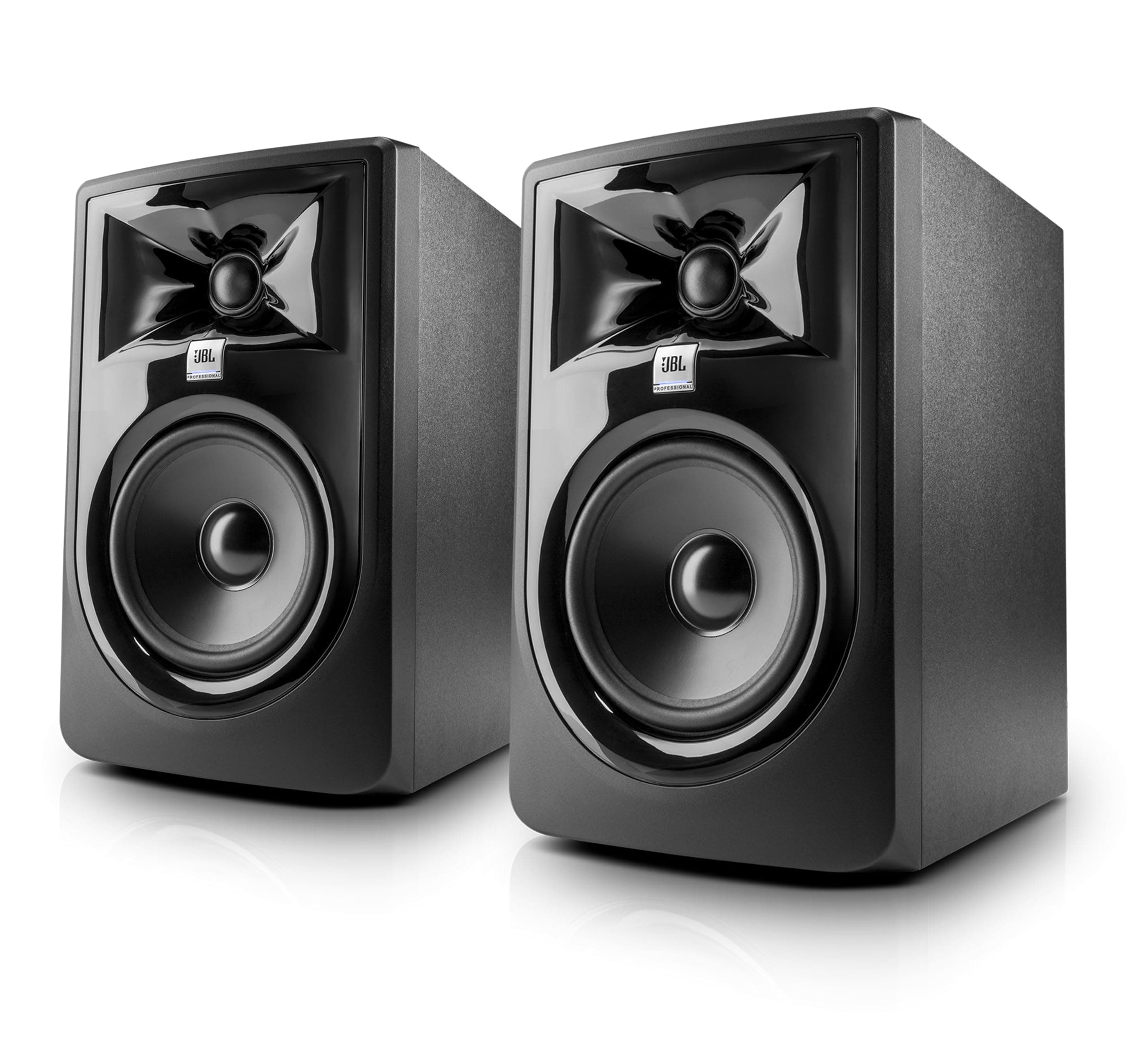 (2) JBL 305P MkII 5" 2-Way Active Powered Studio Reference Monitors Speakers