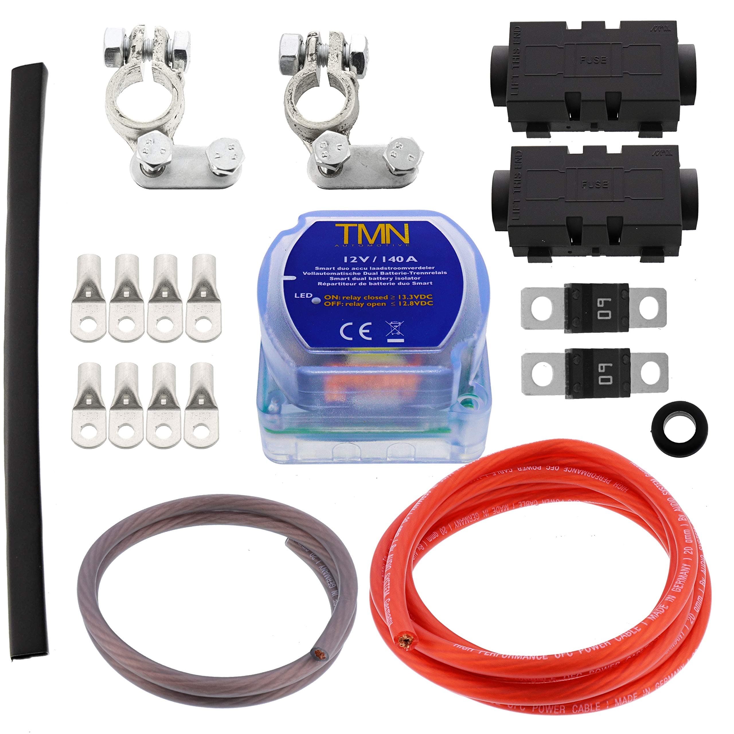 Set Fully Automatic duo-directional BSR Cut-Off Relay (Gel AGM lead battery).