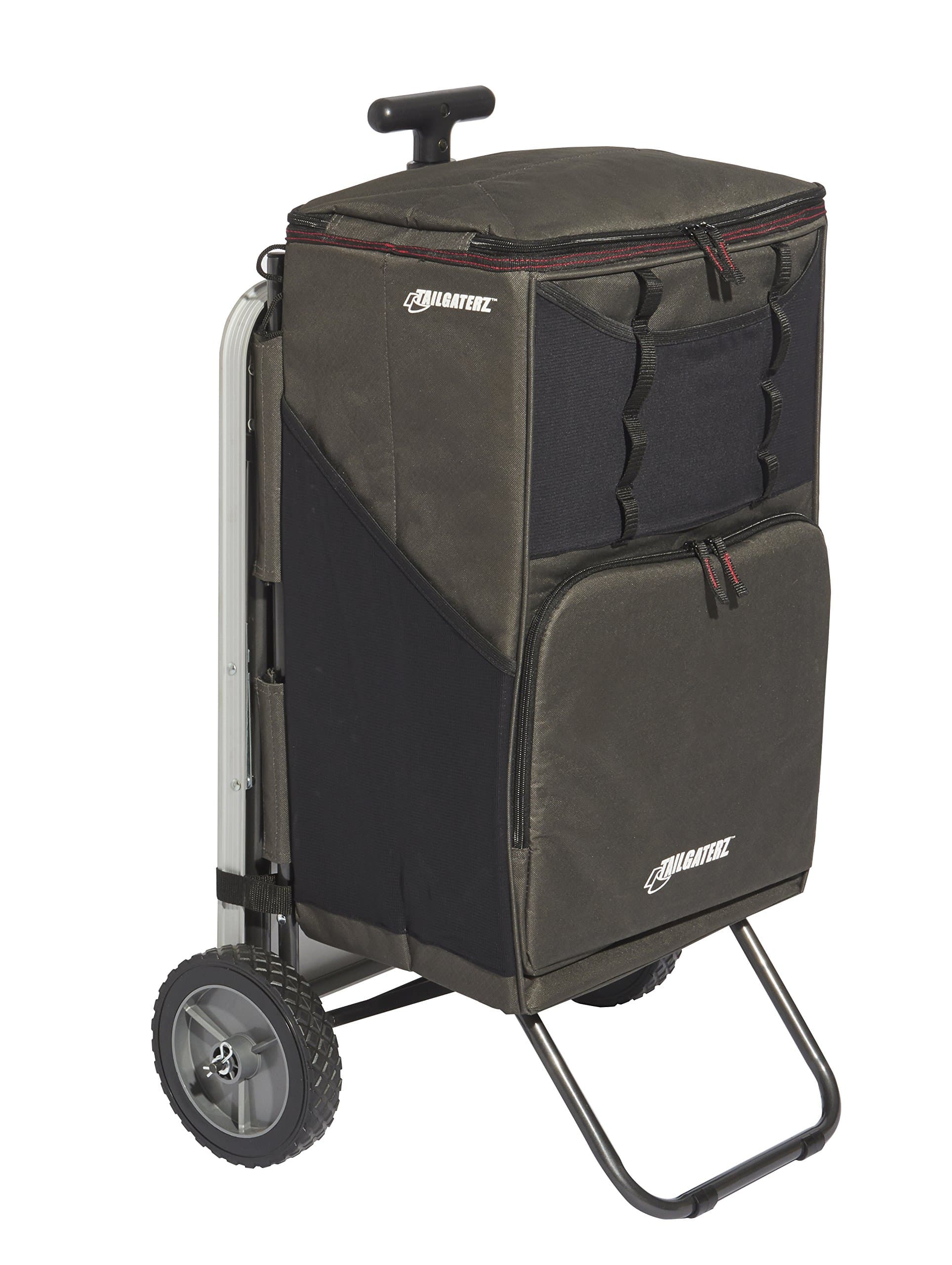 Tailgaterz All Terrain Table Cart, Black