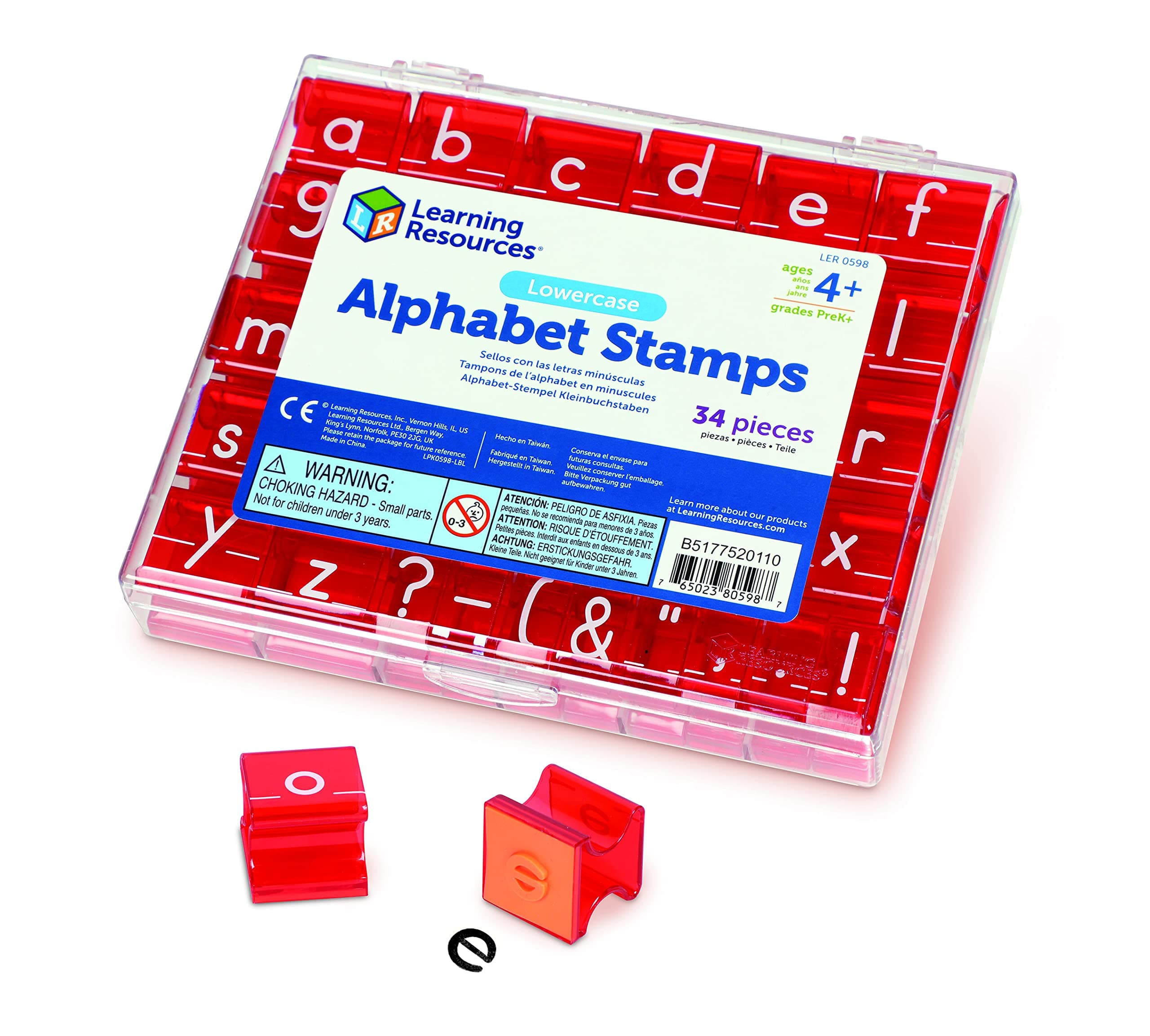 Learning Resources Lowercase Alphabet Stamps