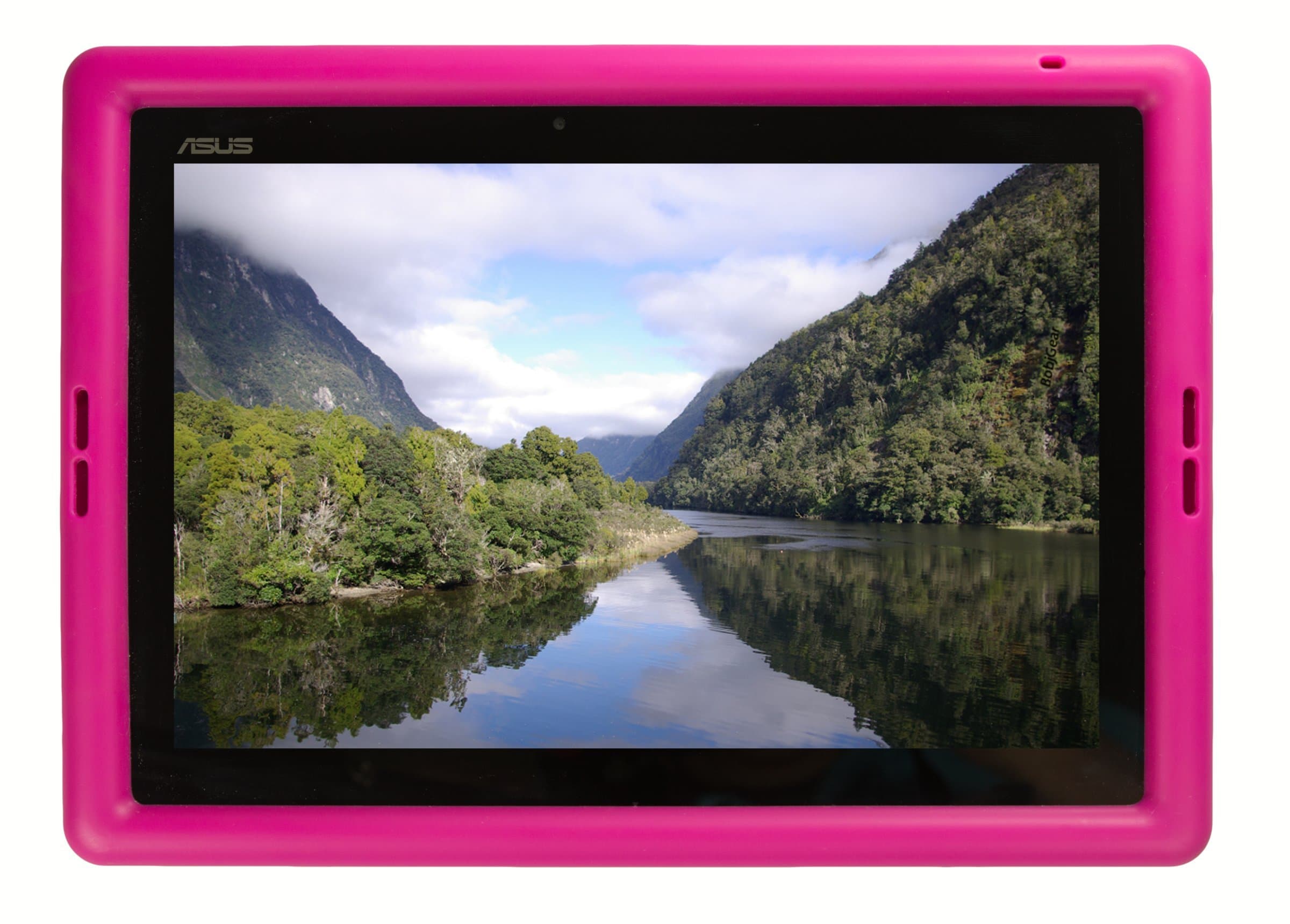 Bobj Rugged Cover for ASUS Transformer Pad Models TF103C, K010, TF103CE, K010E, TF103CX, TF0310 - BobjGear Protective Silicone Tablet Case (Rockin' Raspberry)