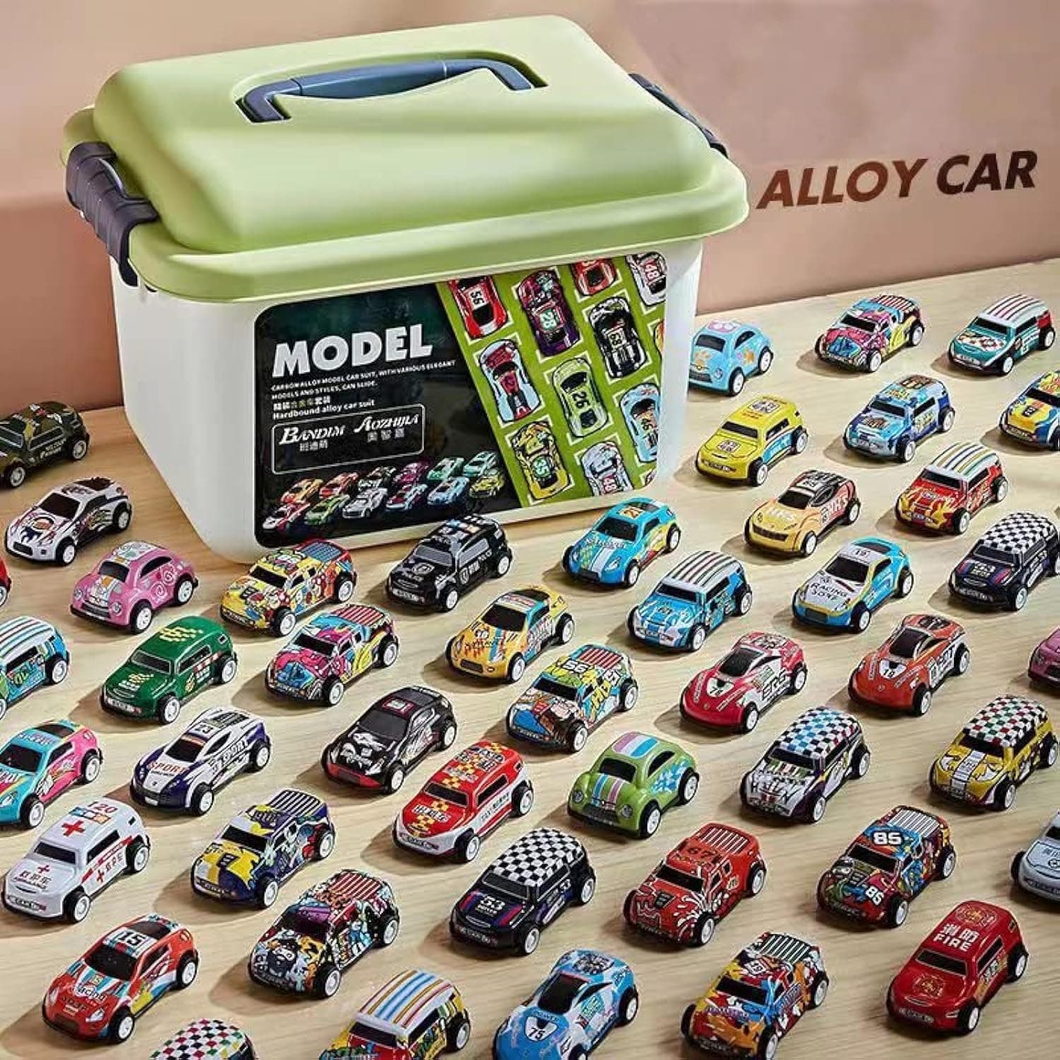 30 Pack Pull Back Toy Cars, Mini Die-Cast Race Cars Vehicles Bulk, Party Favor Cars Toys, Goodie Bag Stuffers, Pinata Fillers, Teacher Treasure Prize Box Toys for Boys Girls Toddlers 3+ Years Old