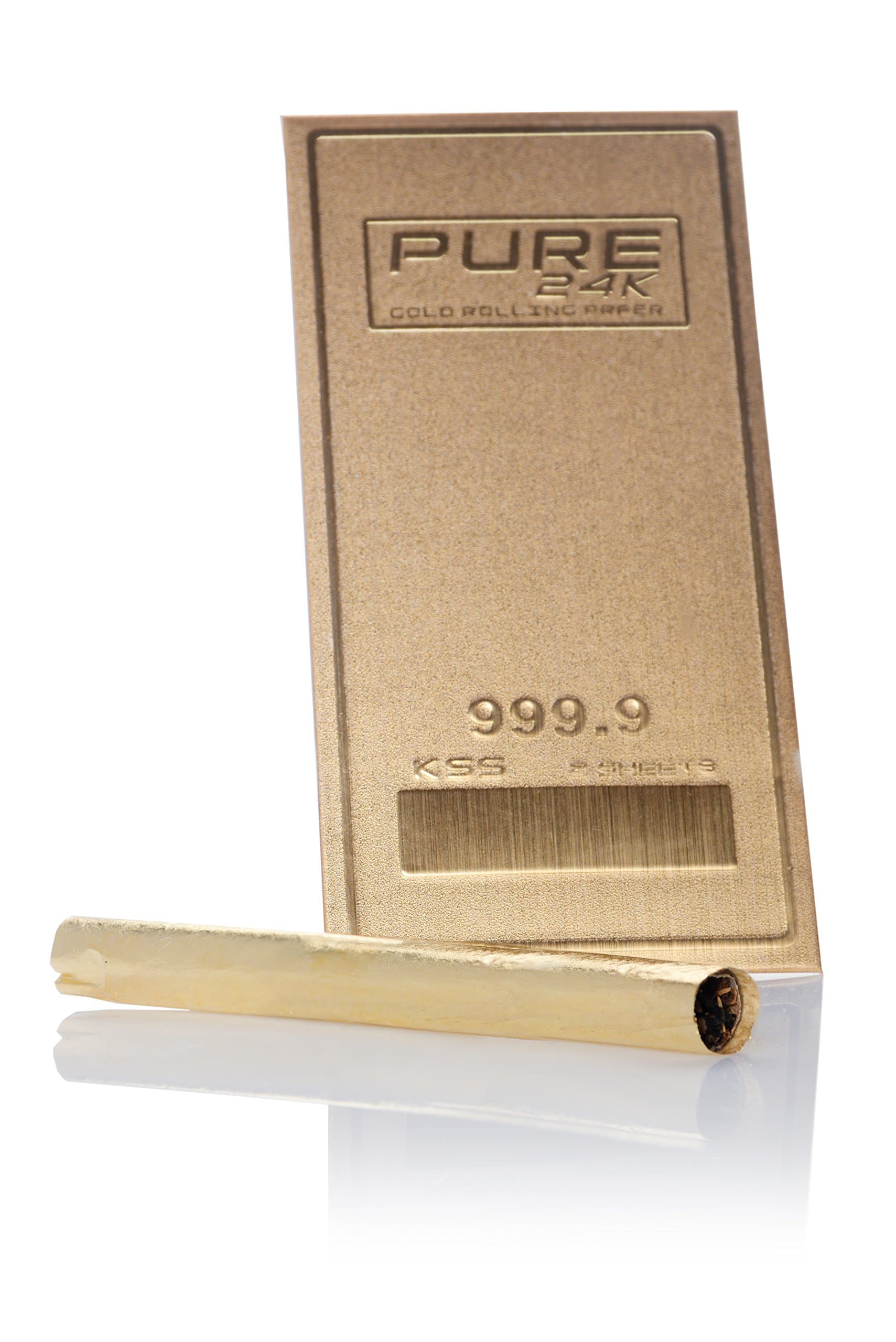 Pure 24k Gold Rolling Paper Kingsize (2 Sheet Pack)