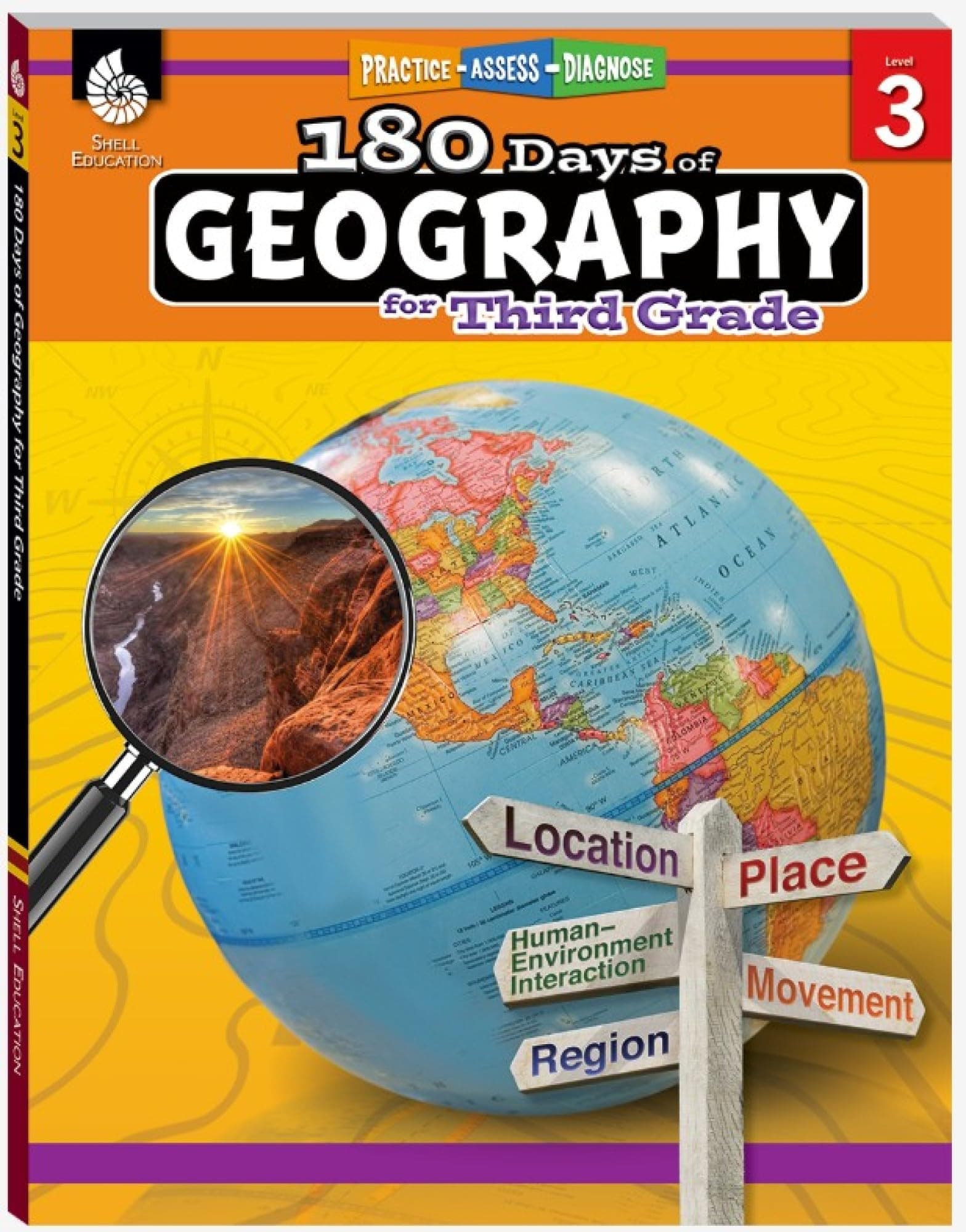 180 Days: Geography for 3rd Grade
