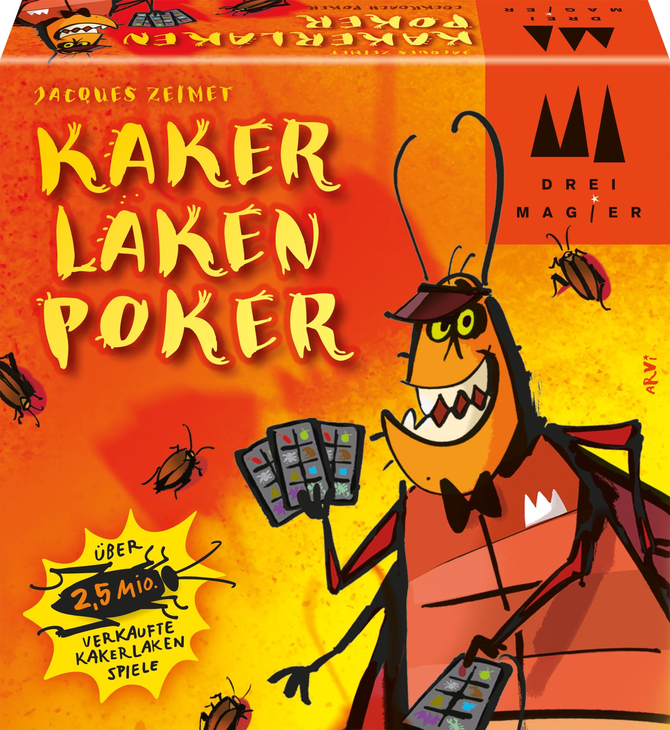 Schmidt Cockroach Poker (Multi-lingual edition),8-9 years