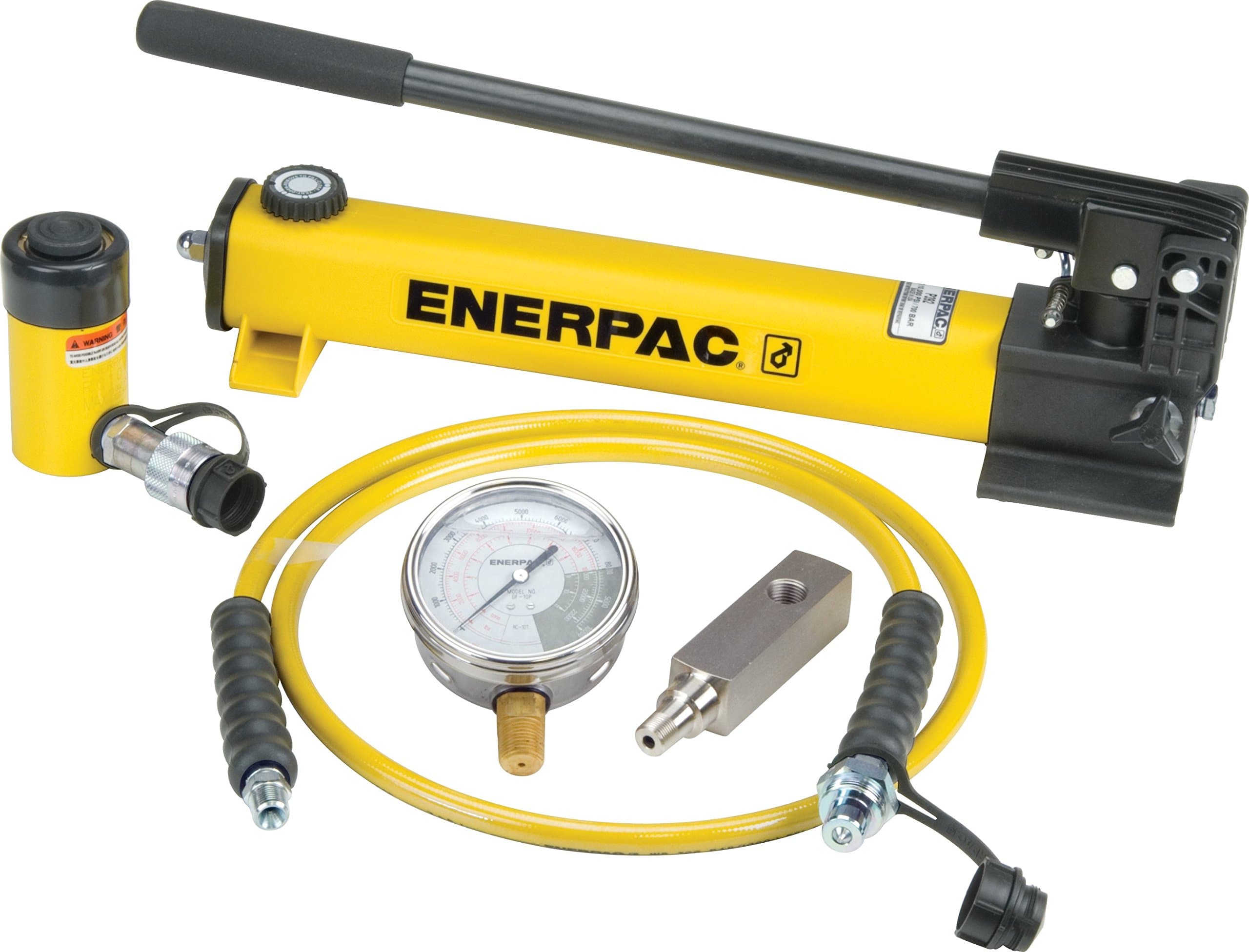 Enerpac SCR-102H Single Acting Cylinder Pump Set RC-102 Cylinder with P-392 Hand Pump