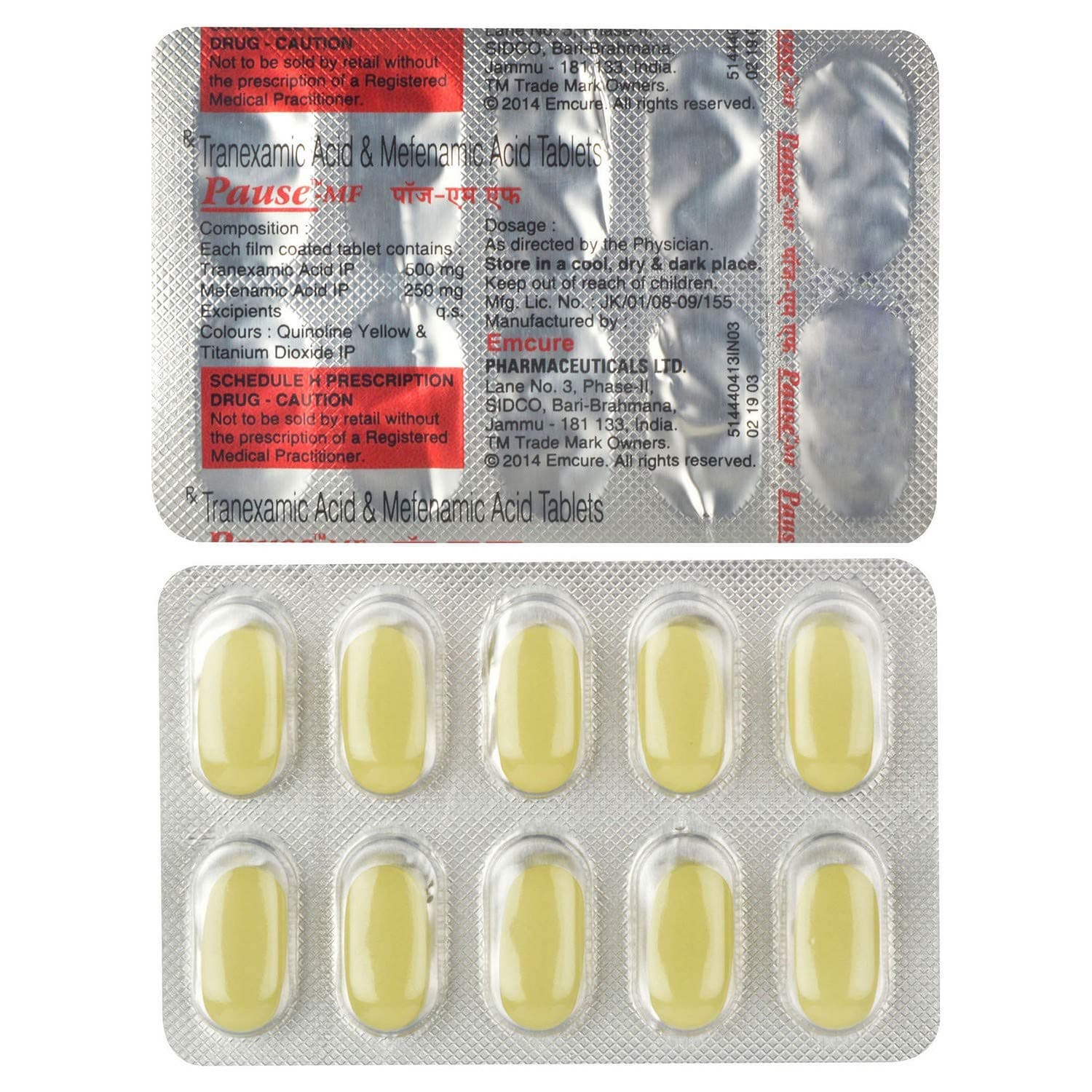 Pause MF - Strip of 10 Tablets
