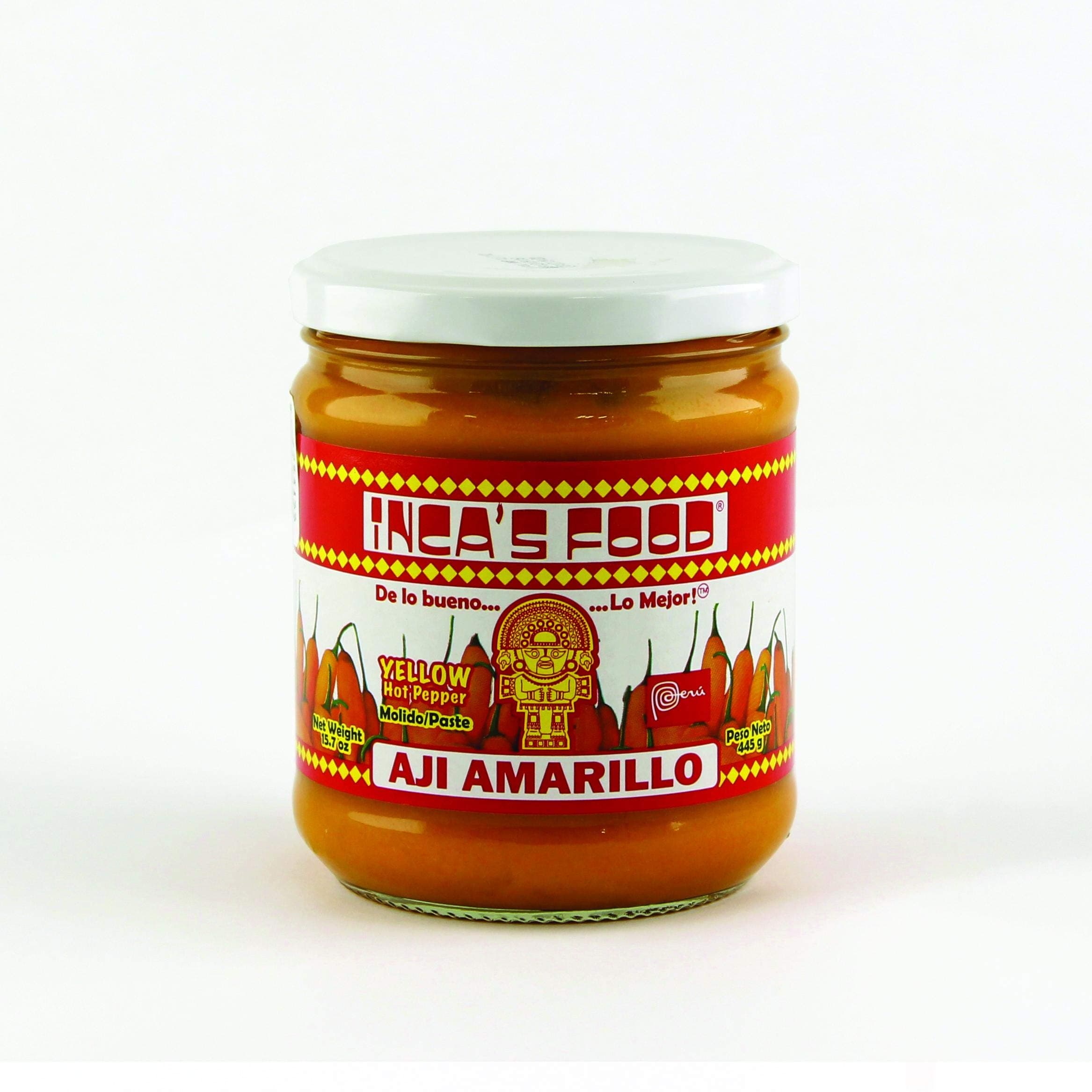 Inca's Food Aji Amarillo Paste Hot Yellow Peruvian Pepper Paste 445g