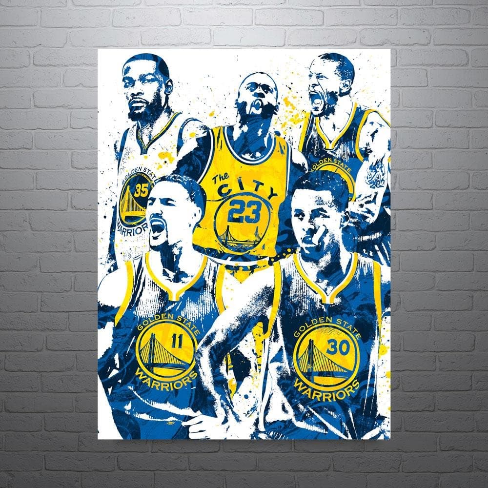 Golden State Warriors Big Four Poster