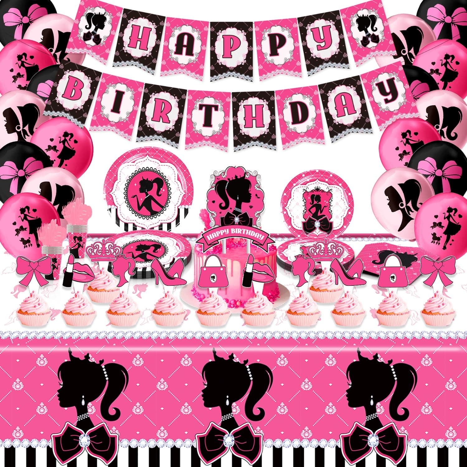 Hot Pink Party Supplies