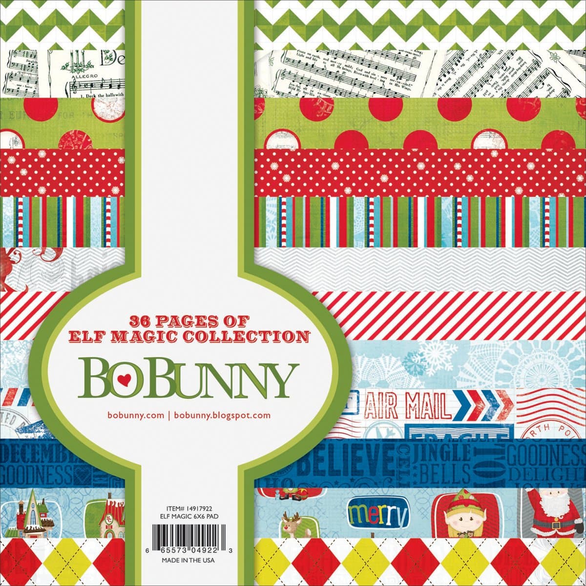 Elf Magic Collection 6x6 Paper Pad // BoBunny