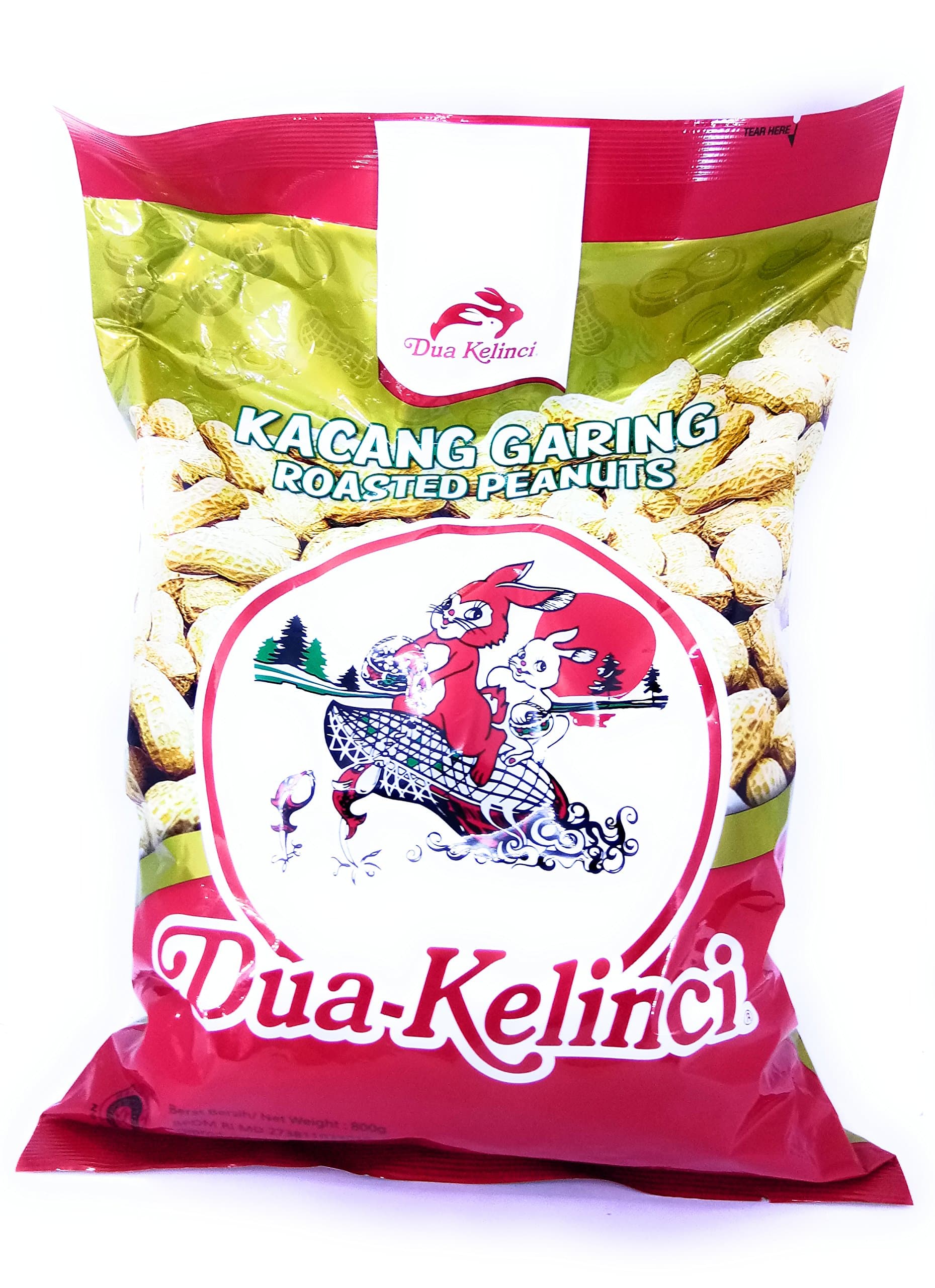 Dua Kelinci Roasted Peanuts, 800 Gram