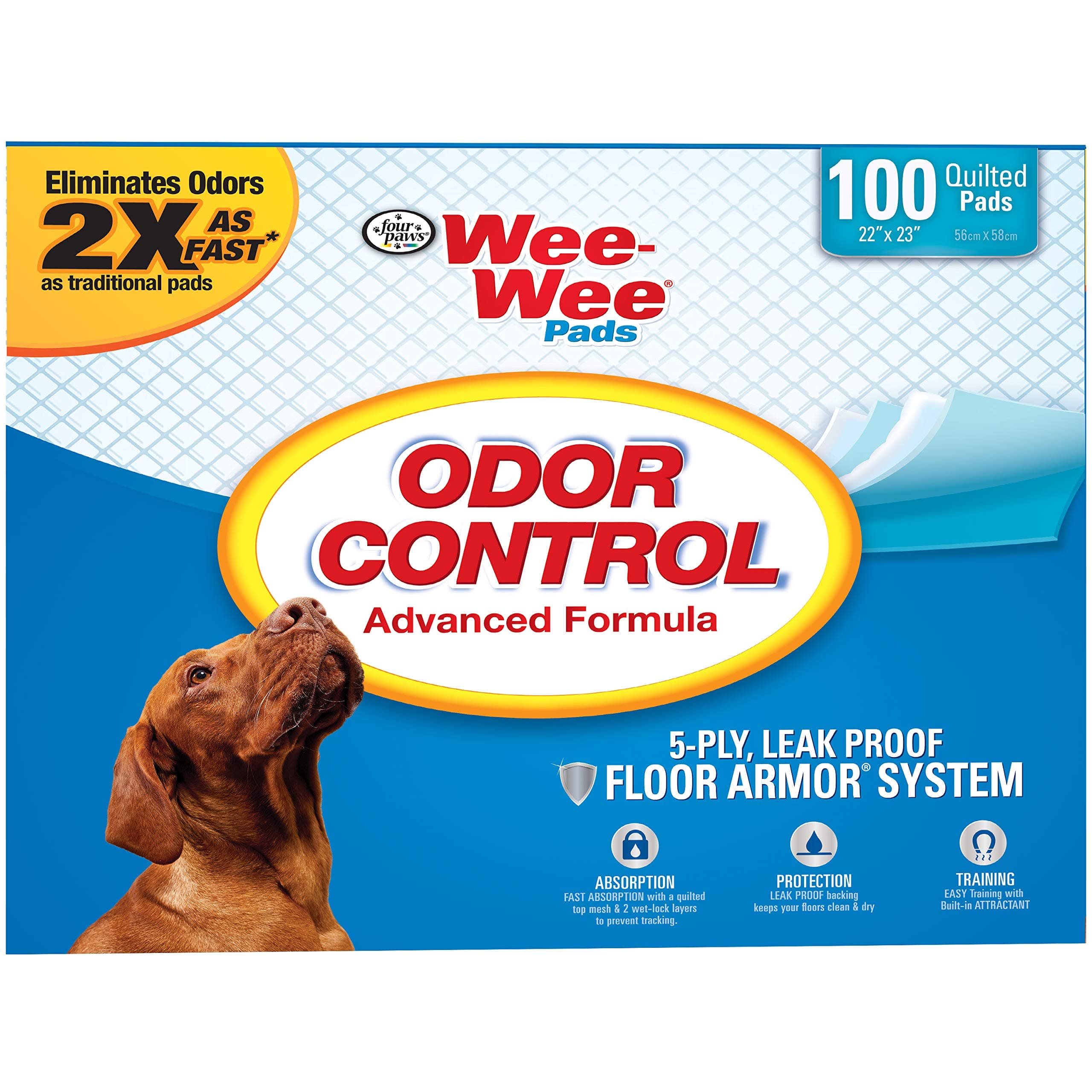 Four PawsWee-Wee Odor Control Pads - 100 Count 100516271