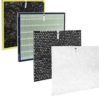 A3 Air Purifier Filter Replacement for Model SPA-1000N Filter Kit, Includes Activated Carbon and HEPA Filter Replacement for Home Air Purifier - (Odor Remover Customized)