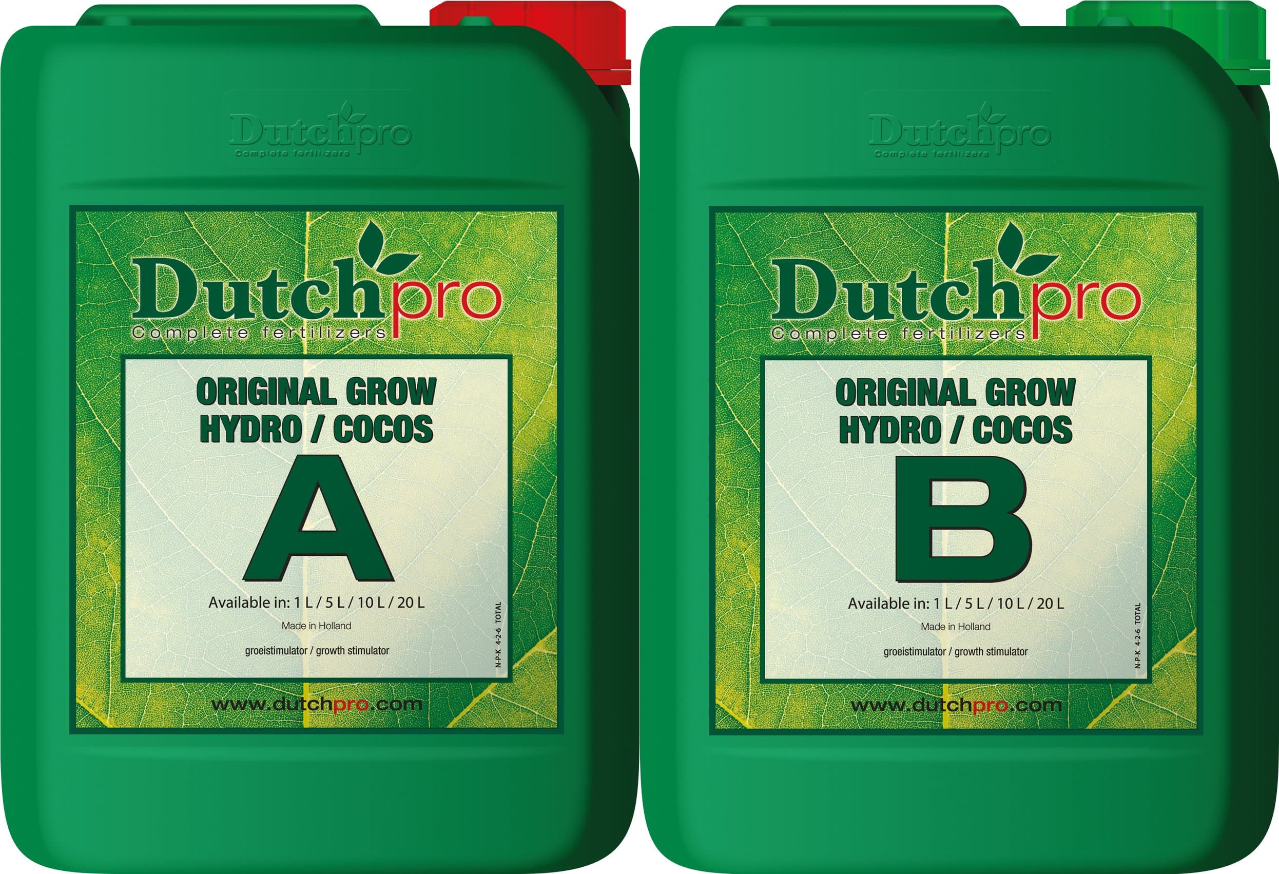 Original Hydro/Coco Grow A+B Set 5 Liter