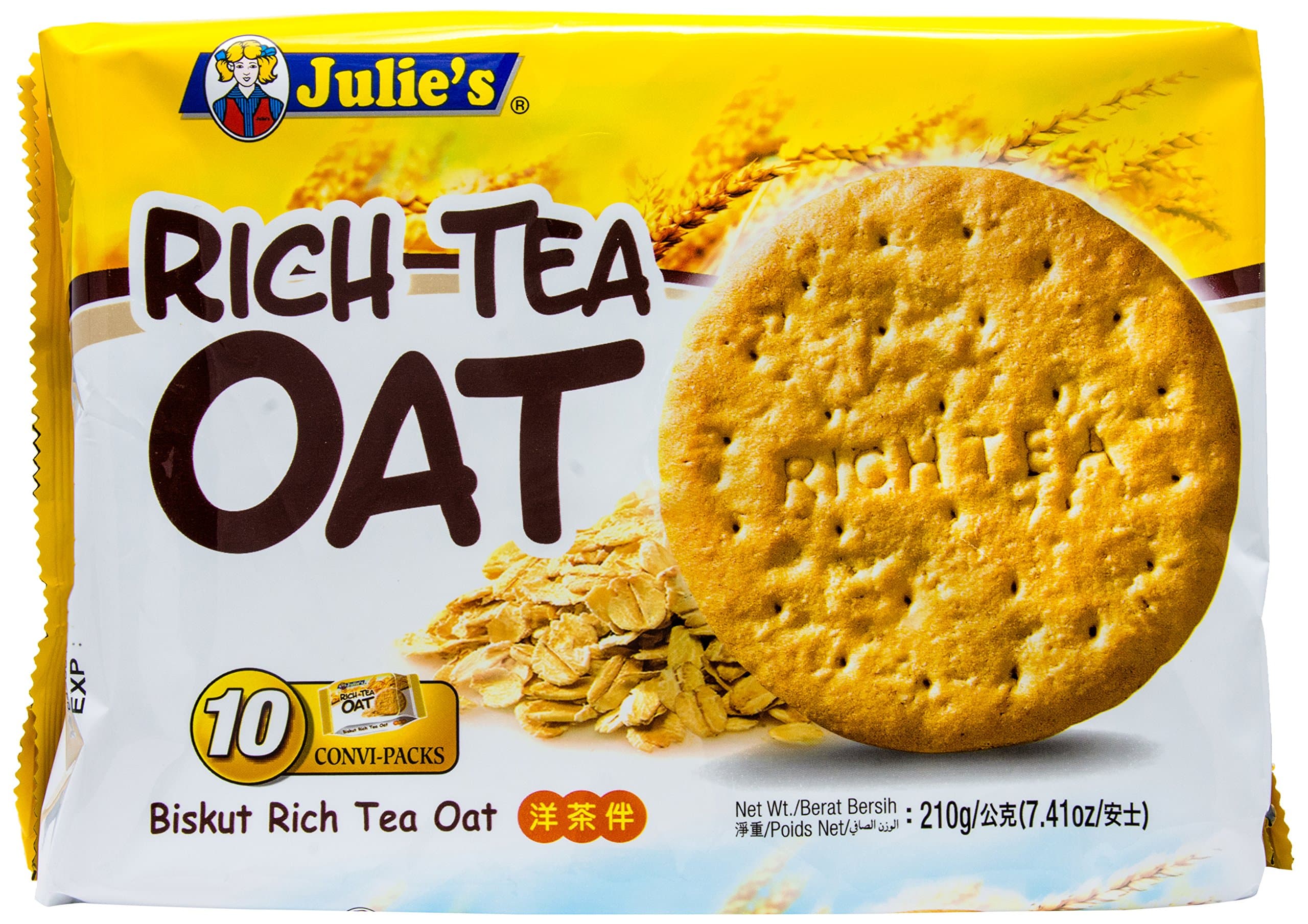 JULIE'S Rich Tea Oat 210g
