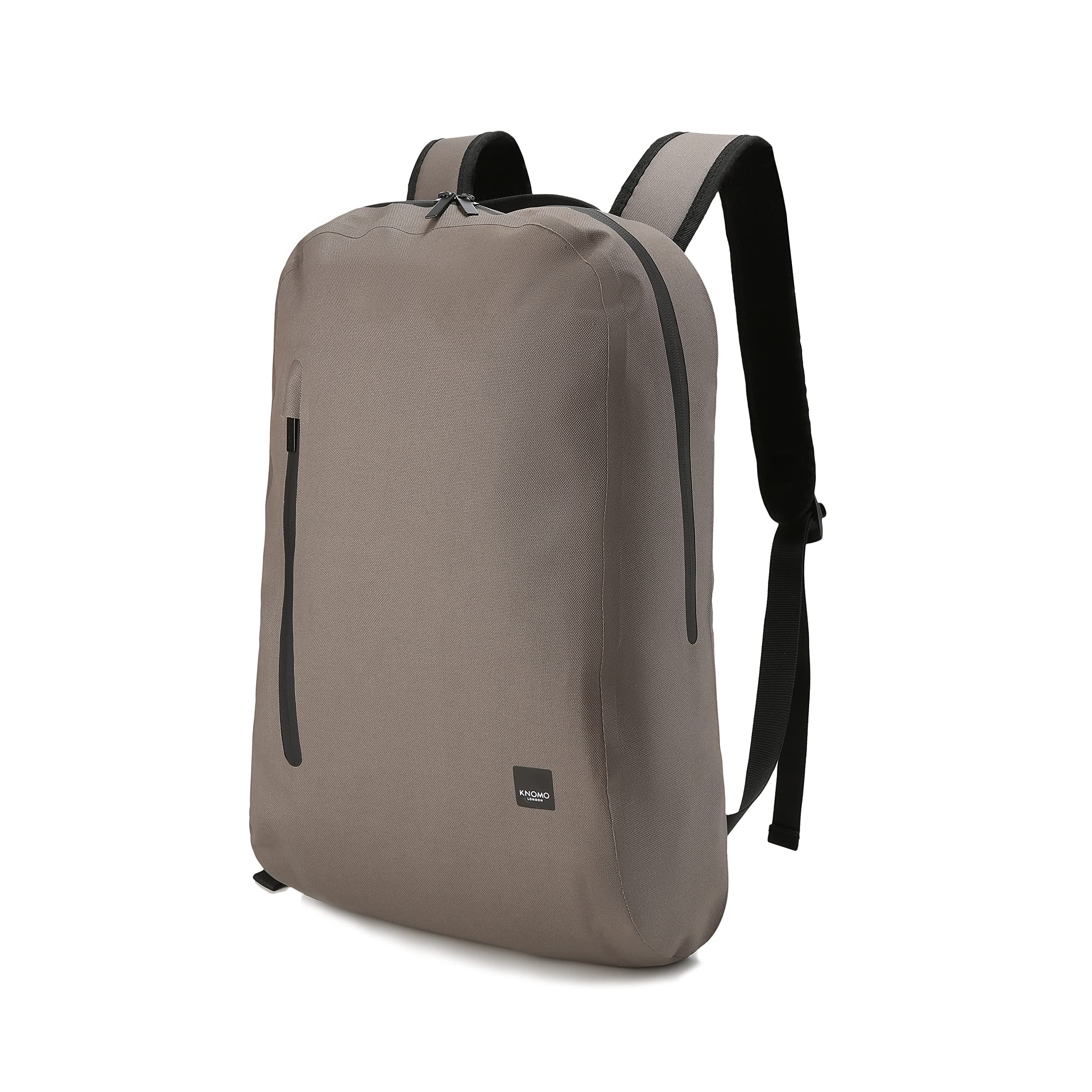KNOMO Harpsden 15" Waterproof Laptop Backpack Lightweight Computer Bag, Brown, Brown, Medium, Harpsden Waterproof Laptop Backpack