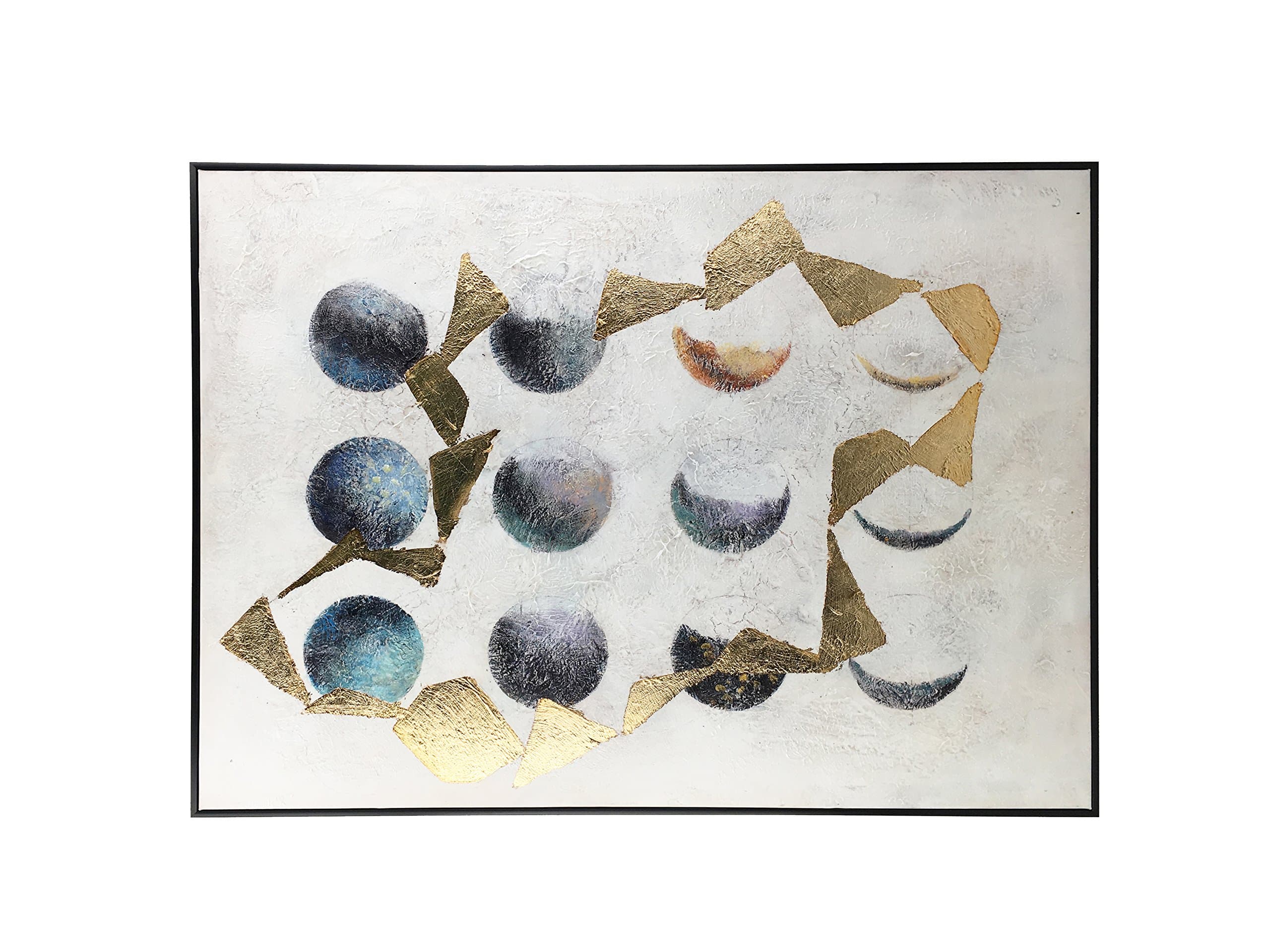 Moycor Table lisbon Moons, Fabric, Multicoloured, 75 x 100 x 5 cm