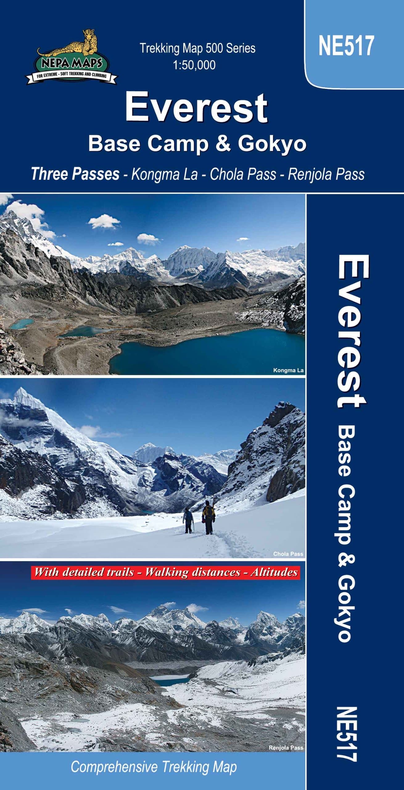 Everest- Goyo Tree Pass Map (NE517) Map – May 19, 2016
