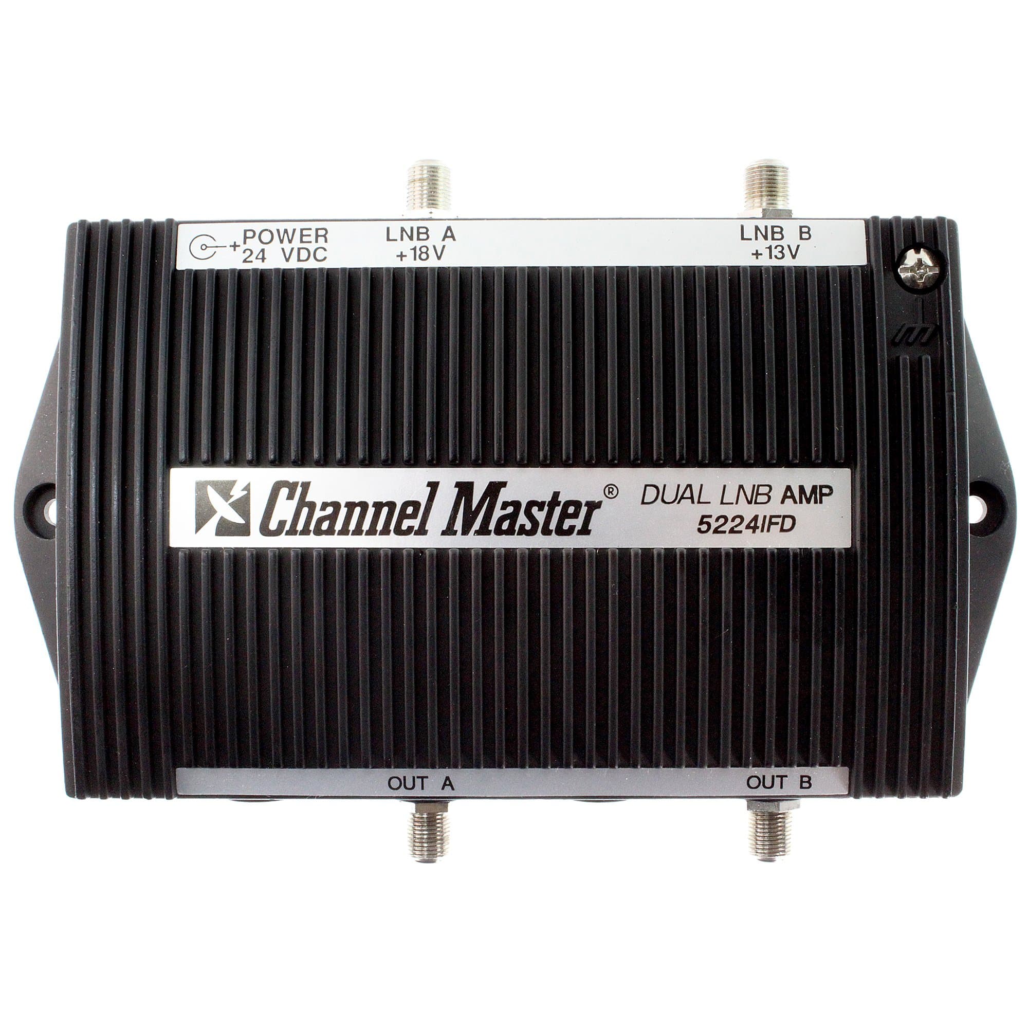 Channel Master 5224IFD Amplifier, Dual Polarization, Headed With LNB