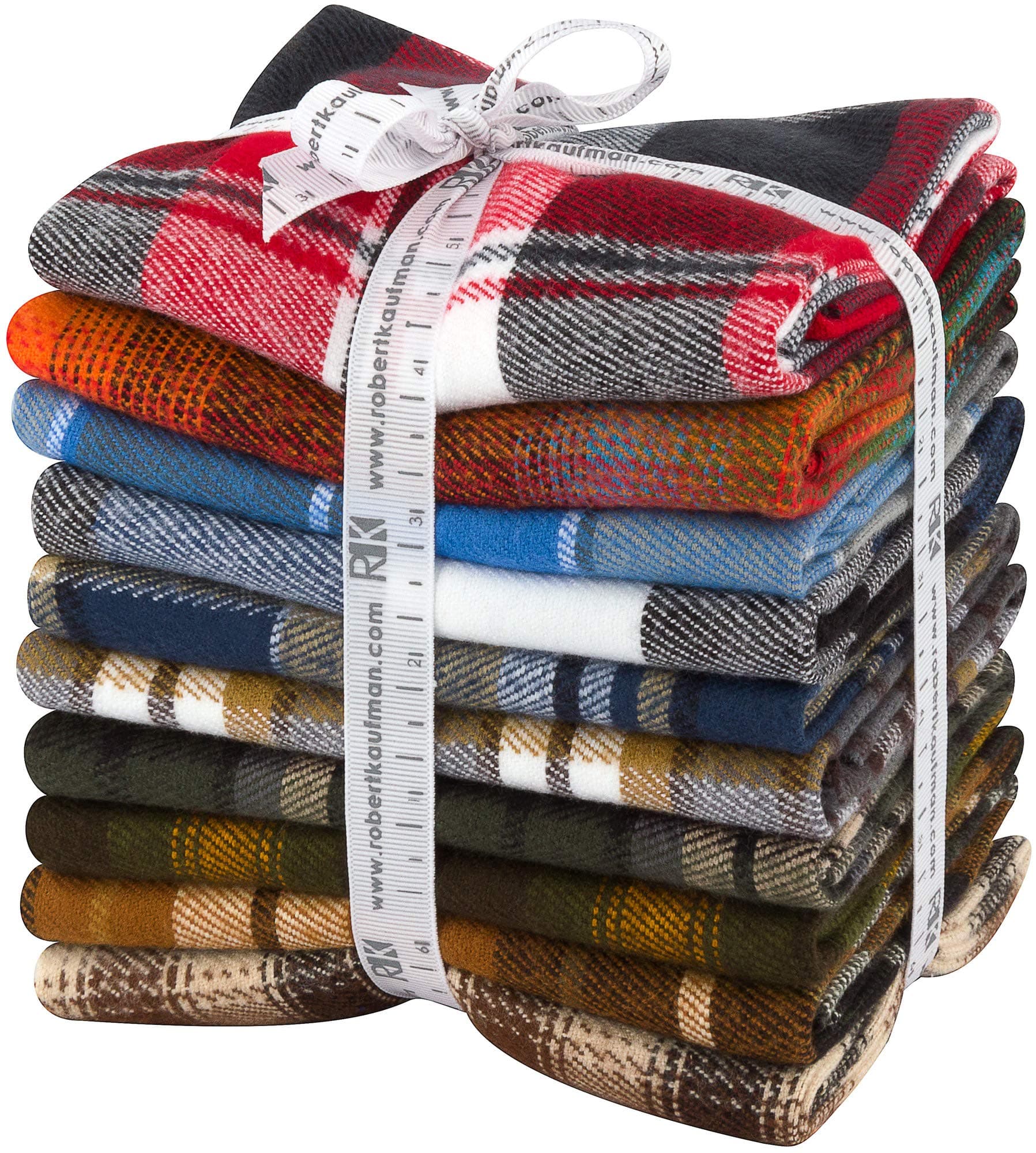 Studio RK Durango Flannel Fat Quarter Bundle 10 Precut Cotton Fabric Quilting FQs Assortment Robert Kaufman FQ-1405-10